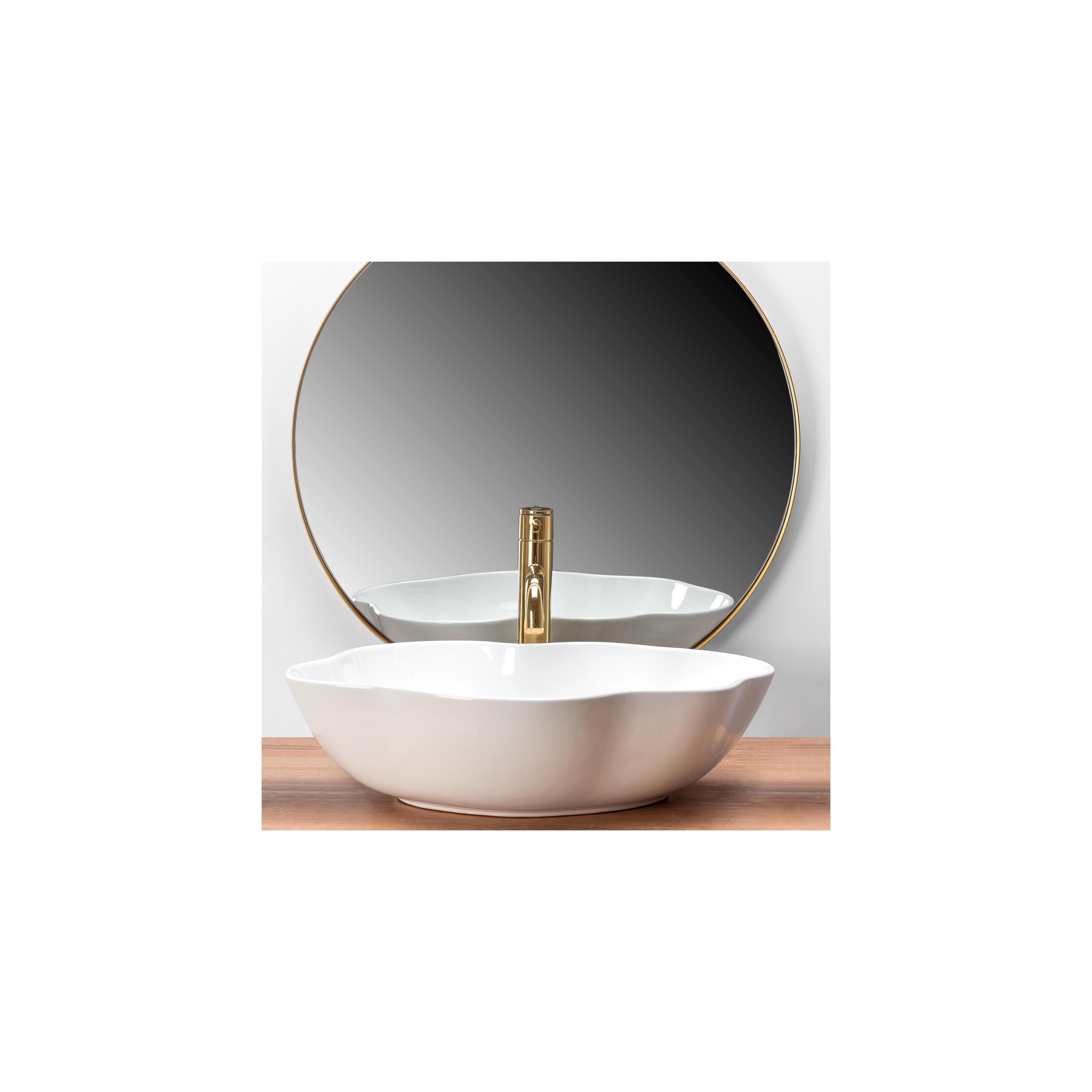 Lavoar pentru blat Rea Pearl White