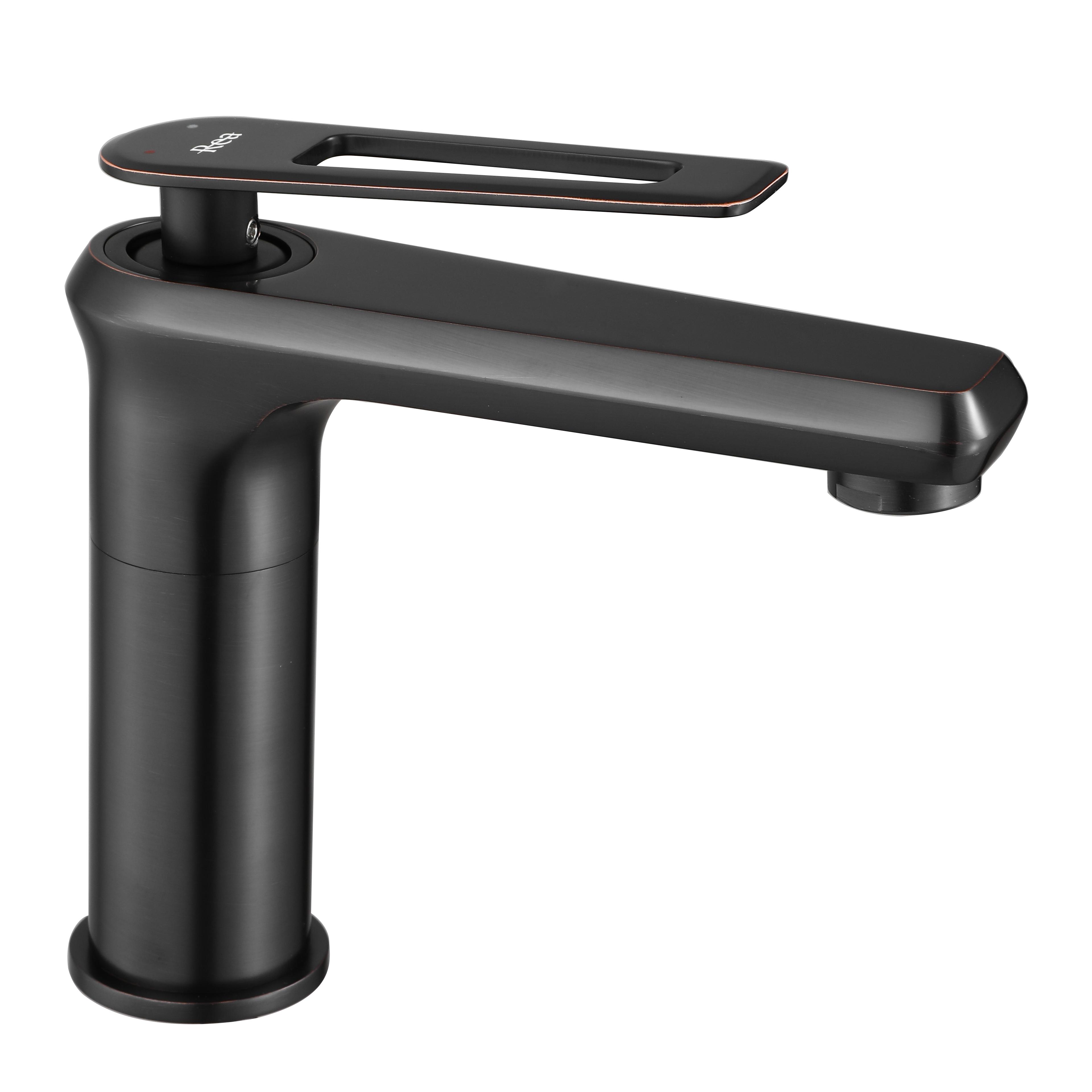 REA BLADE Black / Gold Brushed Mešalnik za umivalnik Low