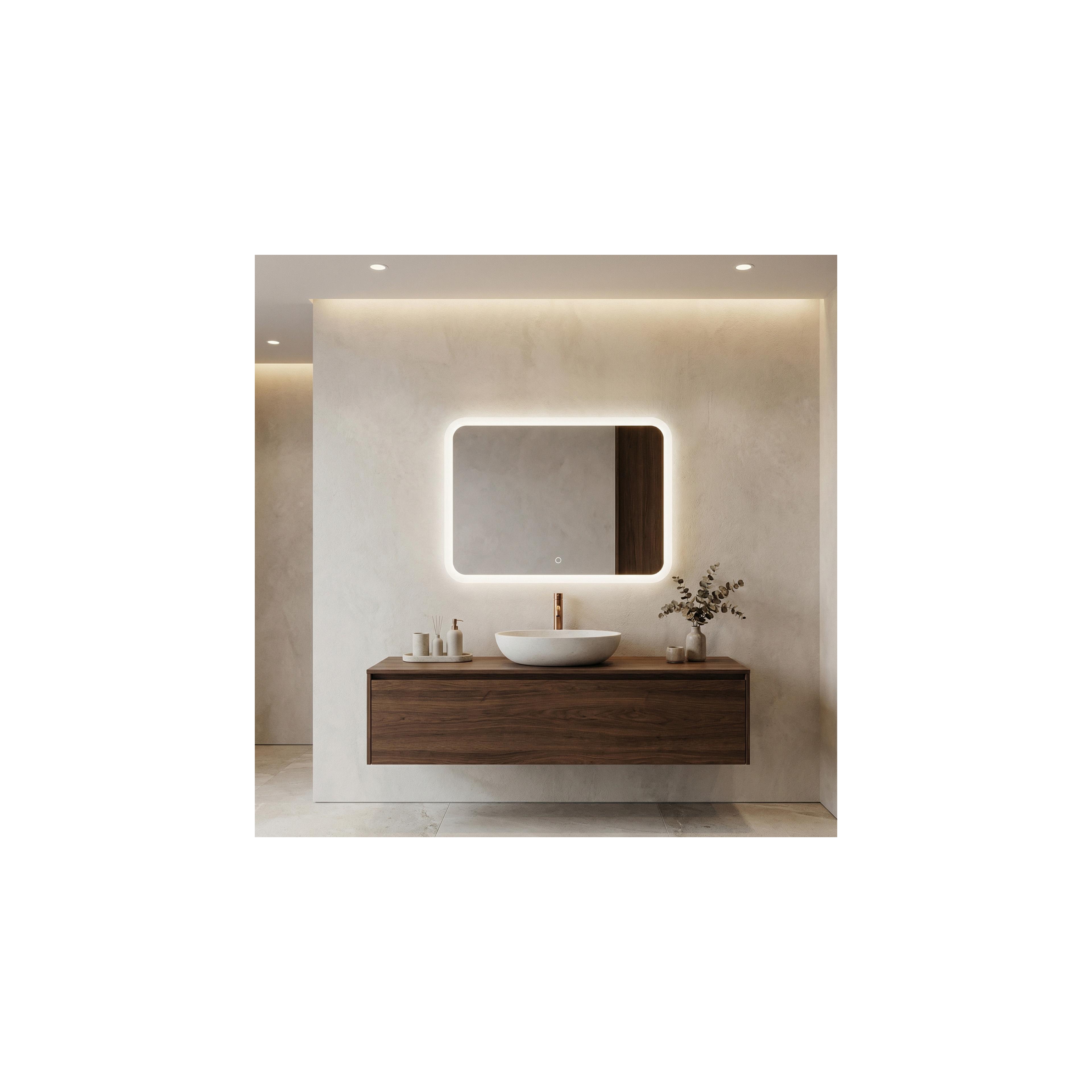 Mirror LED 80x60cm TOP-3