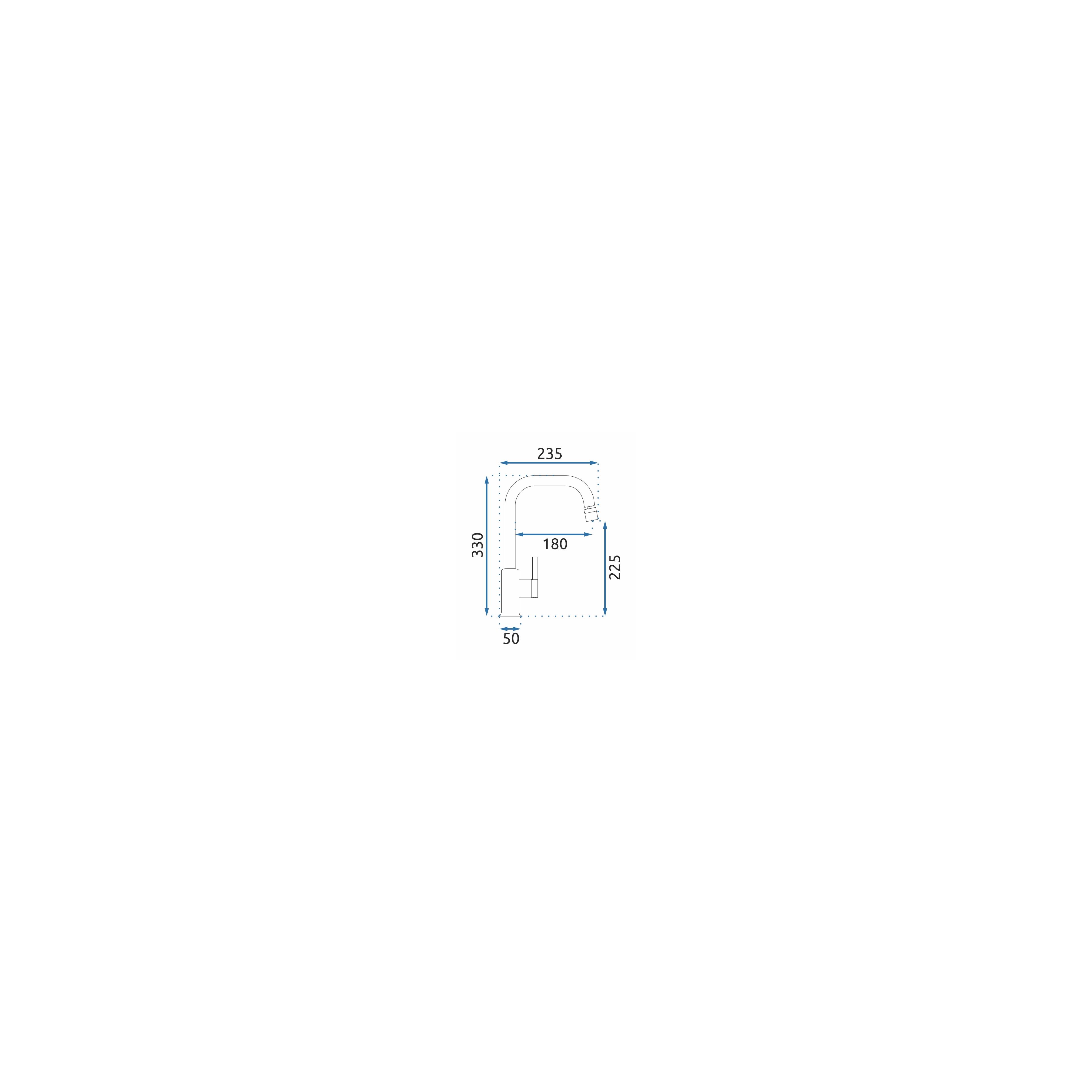 Virtuves maisītājs Rea Polo Chrome