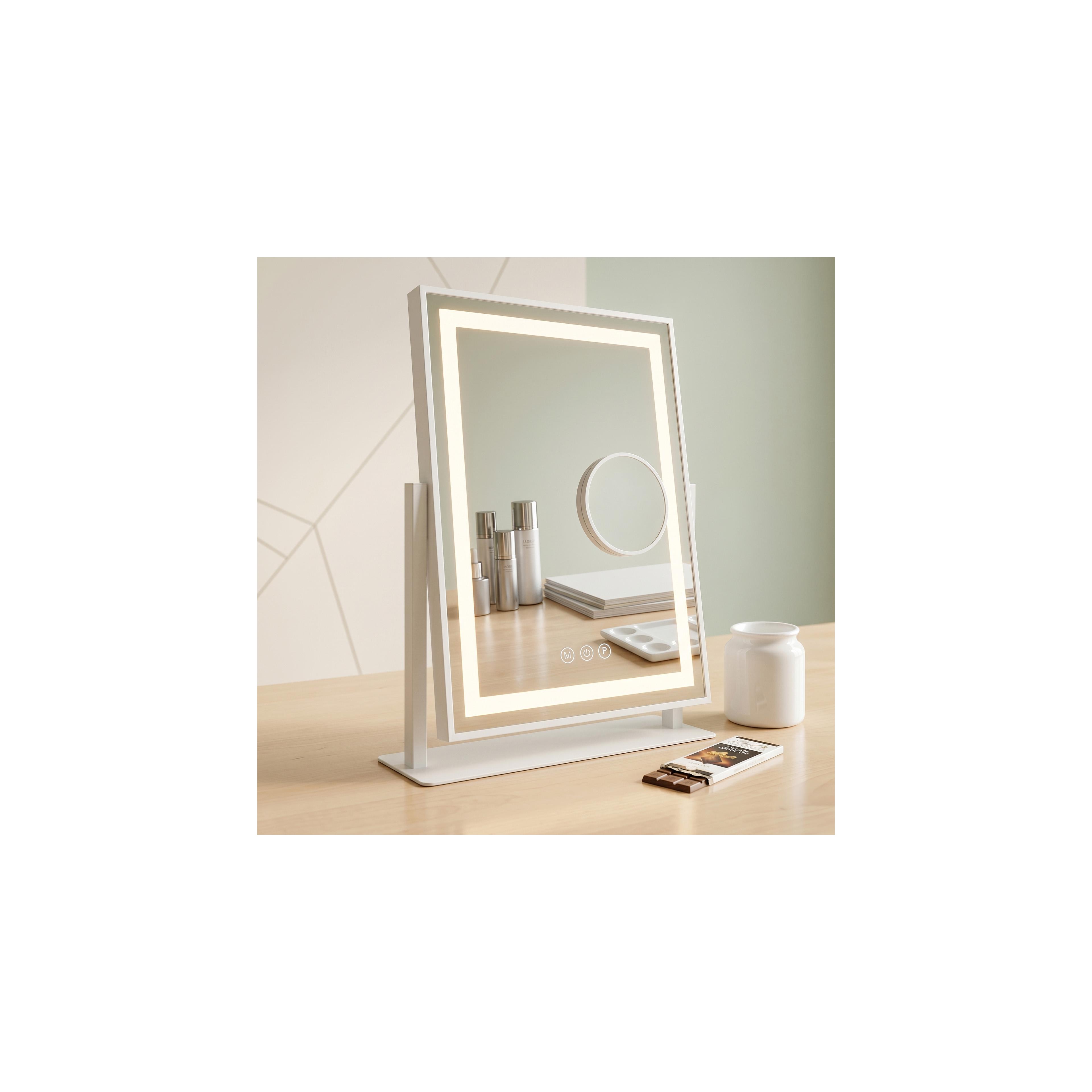 Mirror LED LUMI White 30x40cm