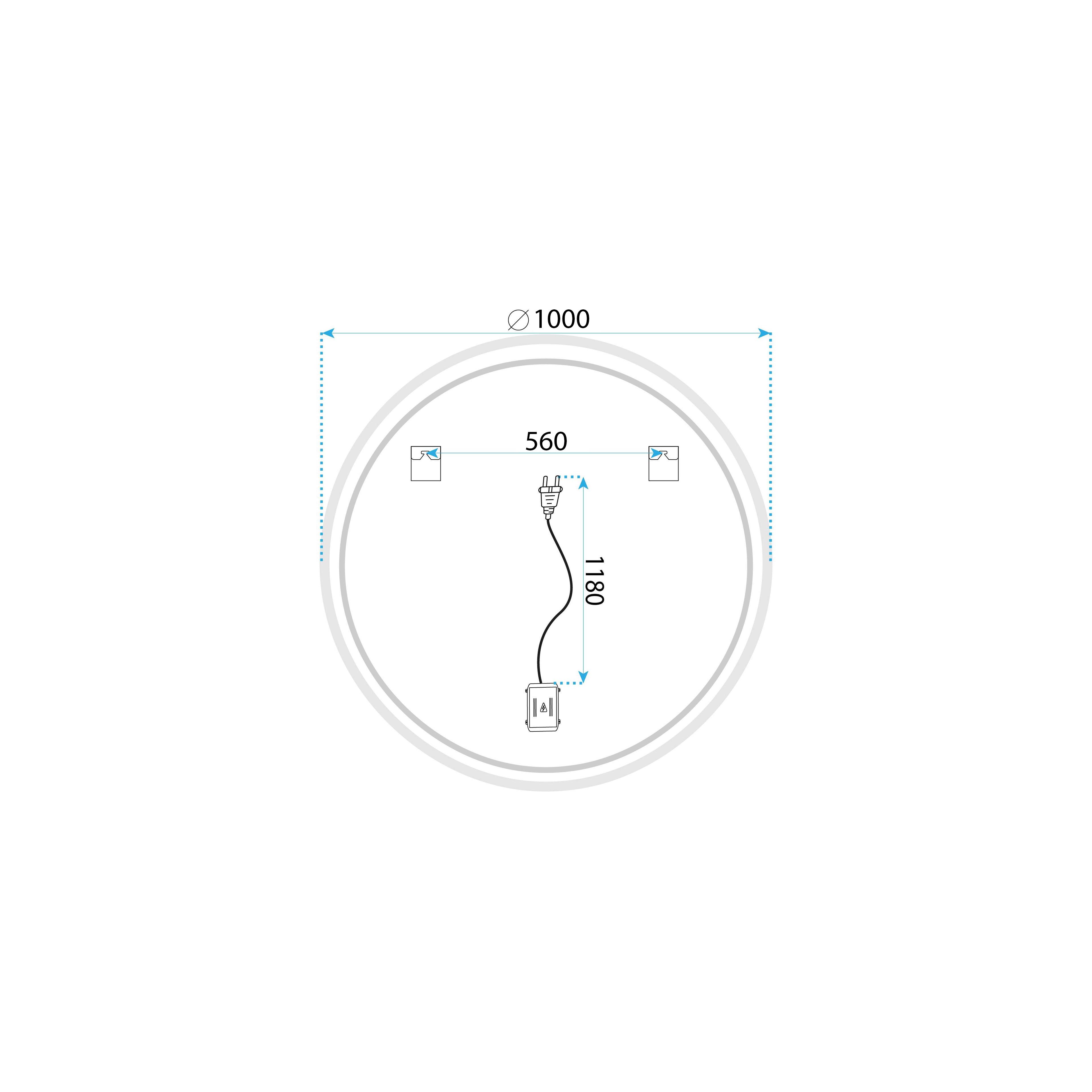 Mirror LED SOFT 100