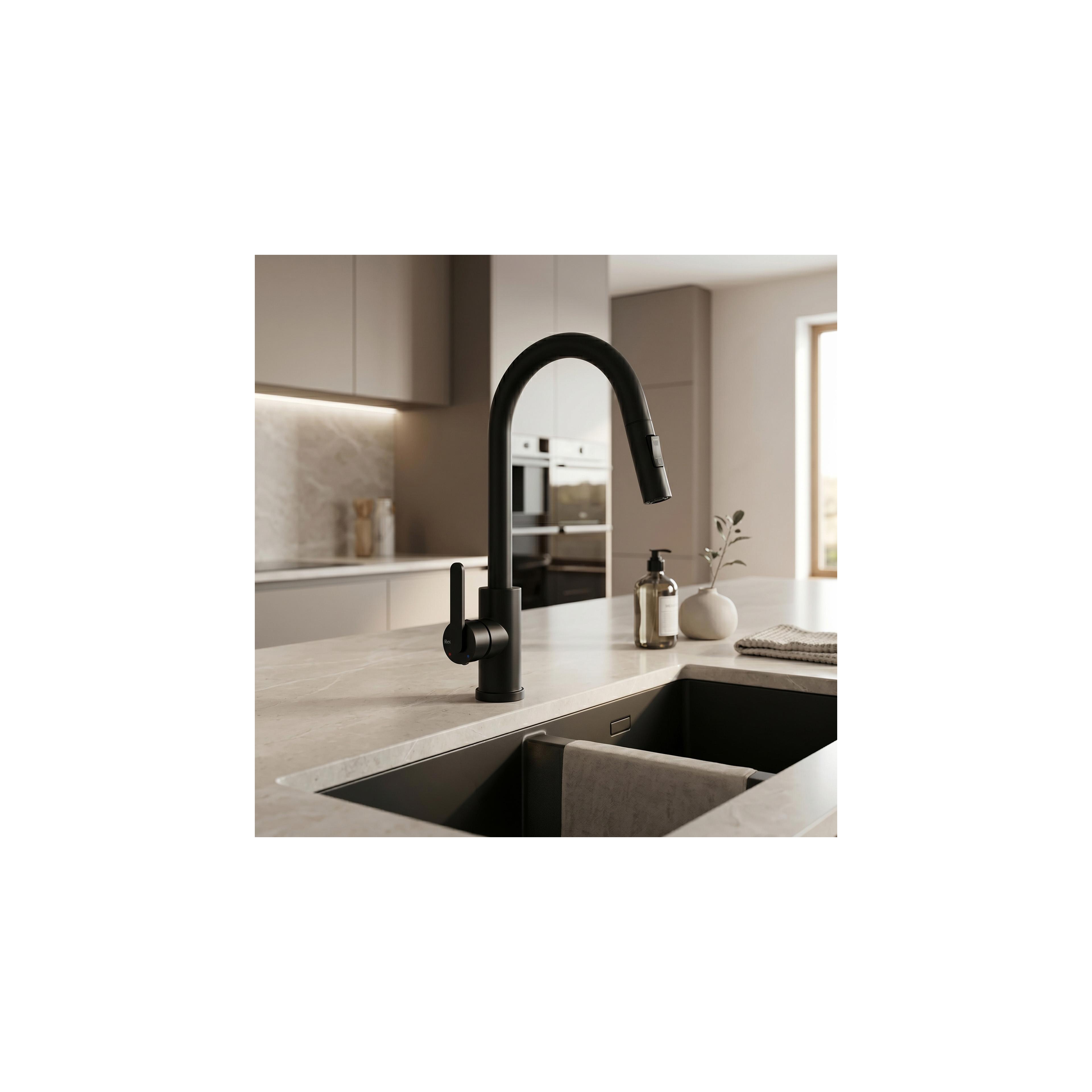 Rubinetto da cucina REA Ontario Black