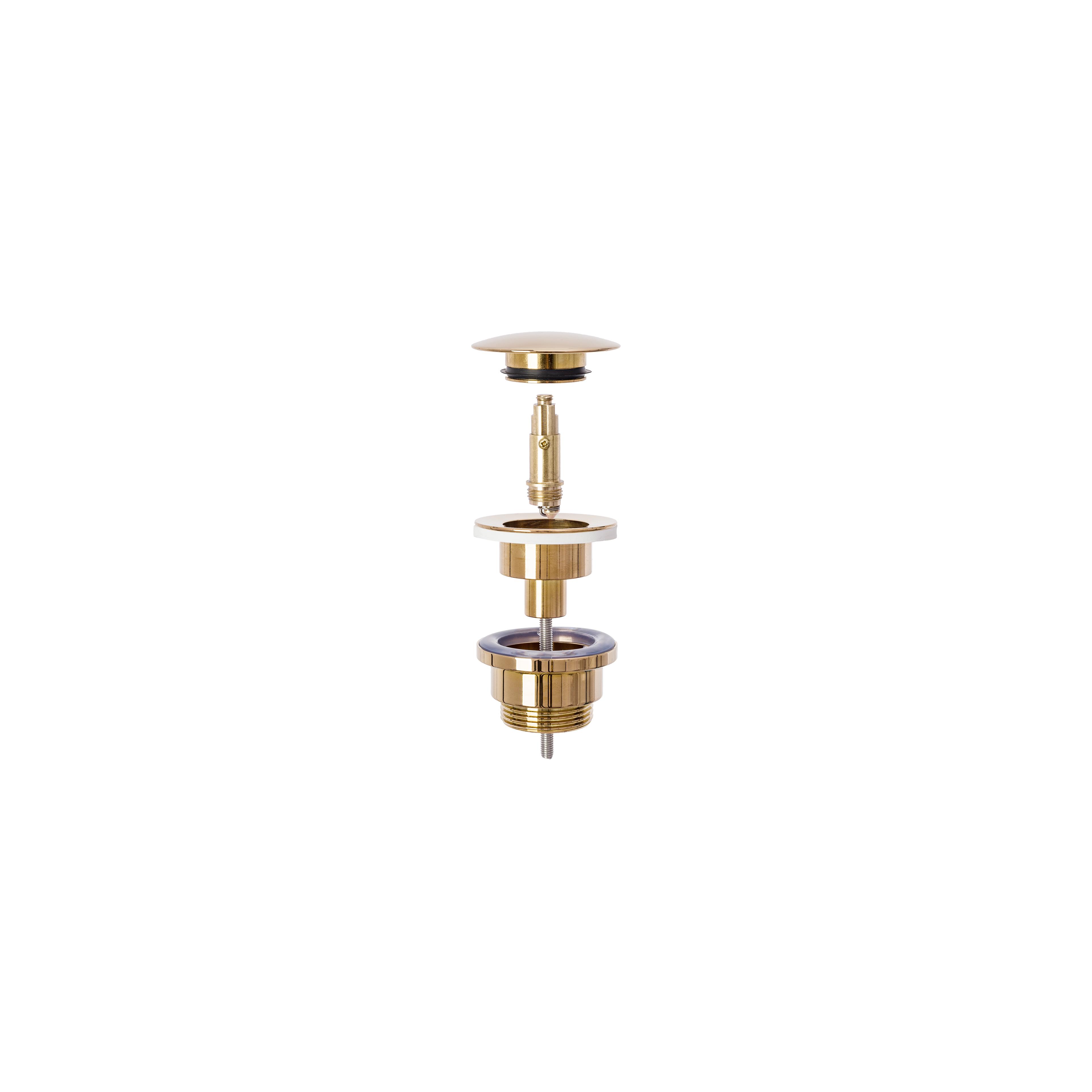 Siphon de lavabo Clic-Clac Universel Rose Gold