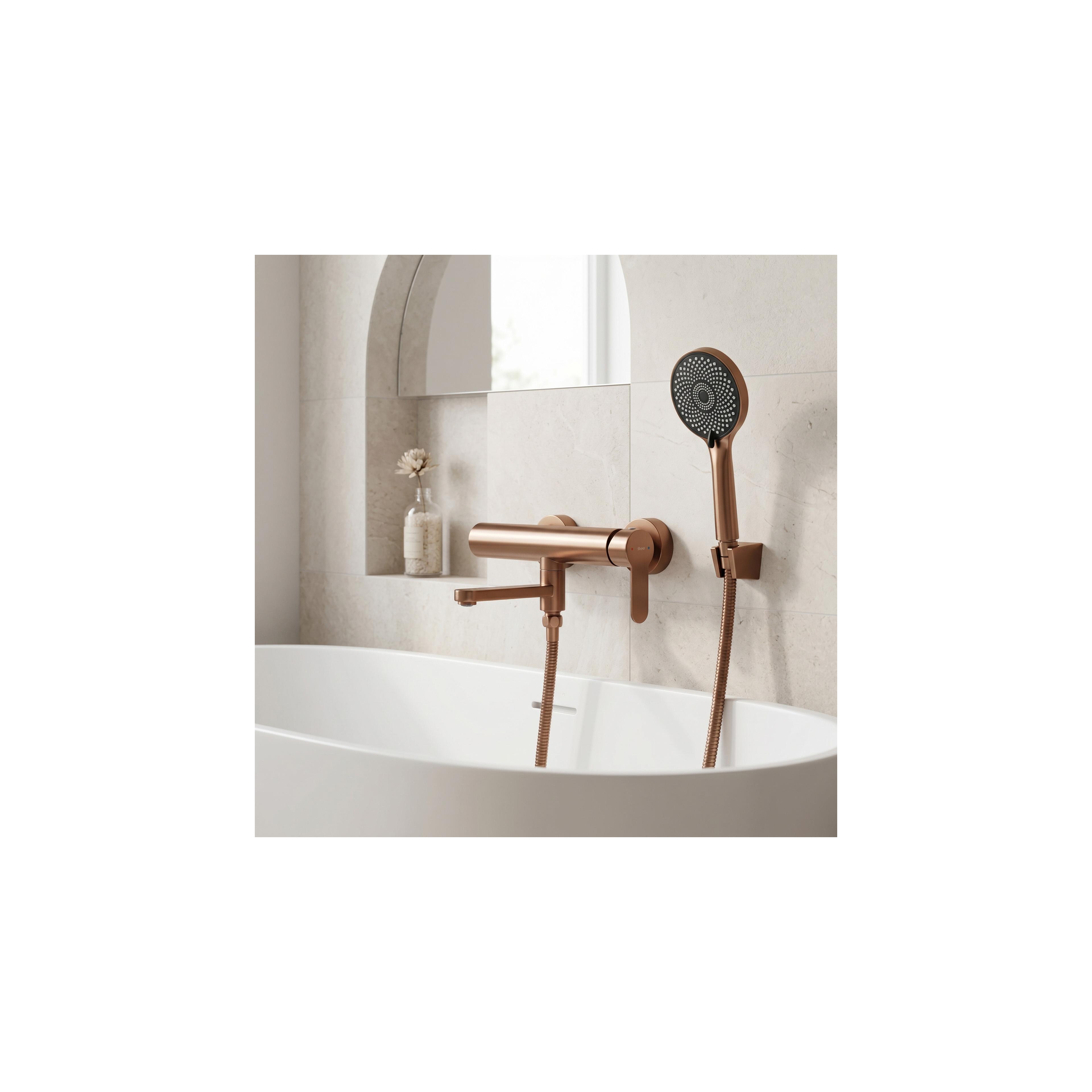 Baterie pentru cadă Rea Arcos Brushed Copper