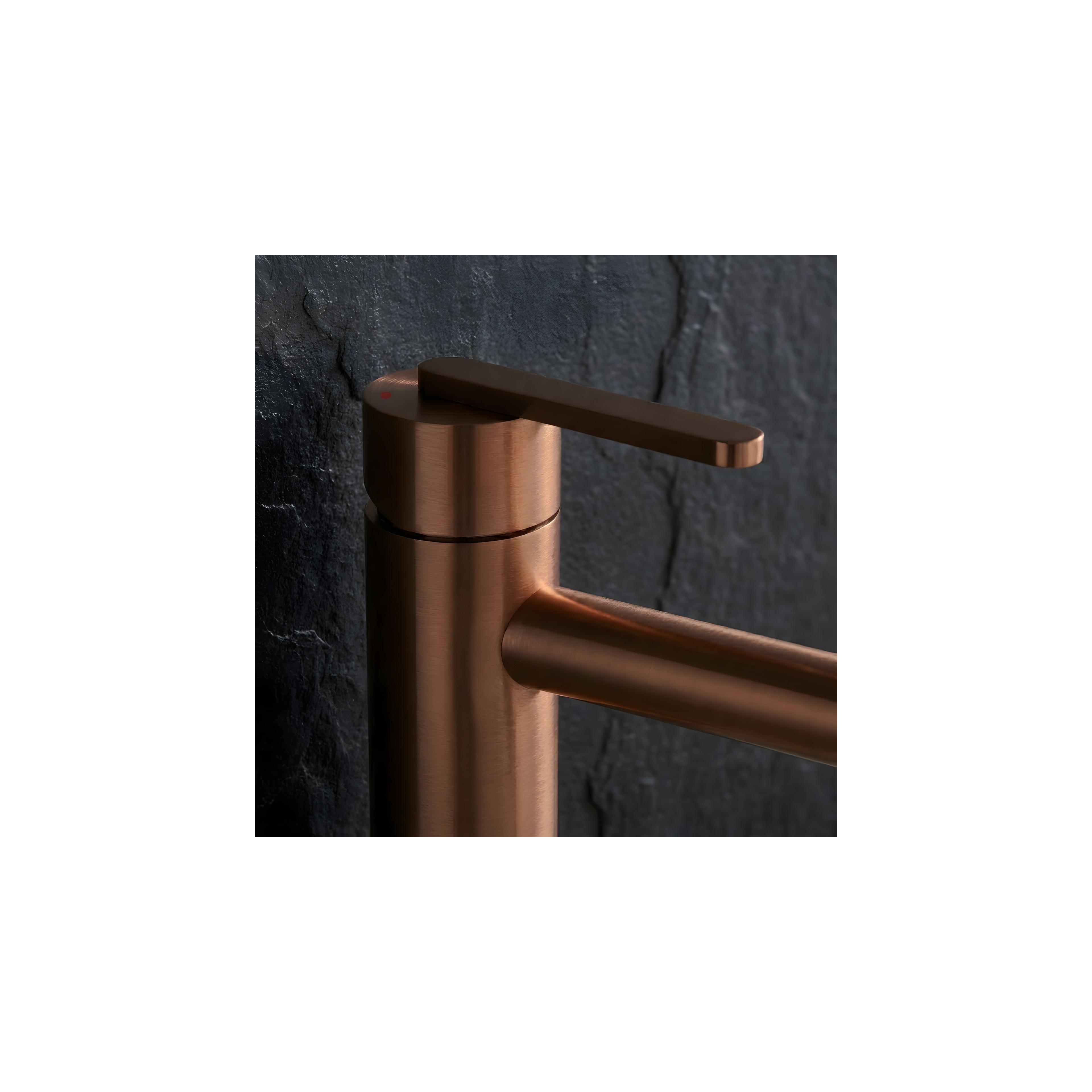 Robinet de salle de bain Rea Ontario Brush Copper