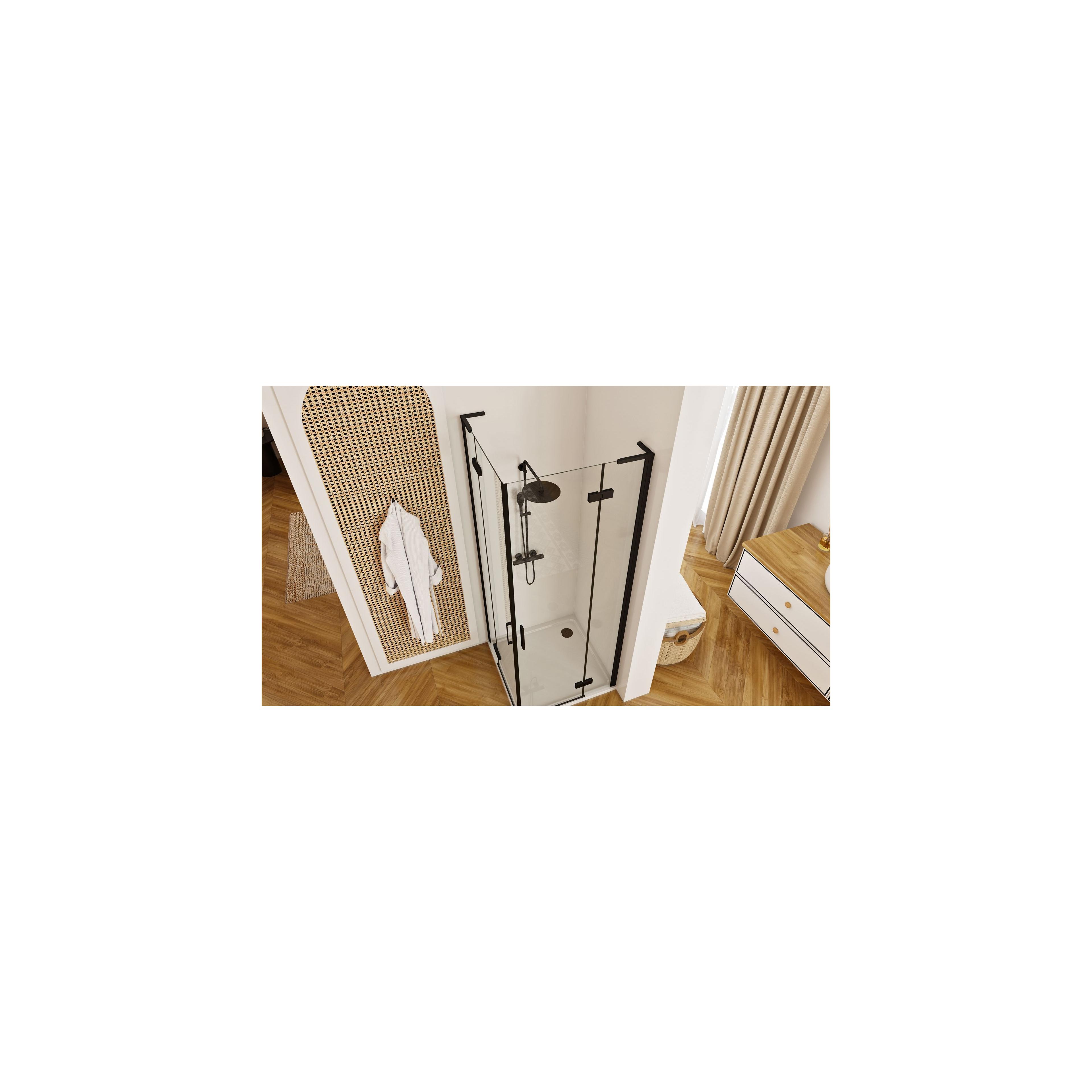 Tuš kabina REA Hugo Double Black 80x100
