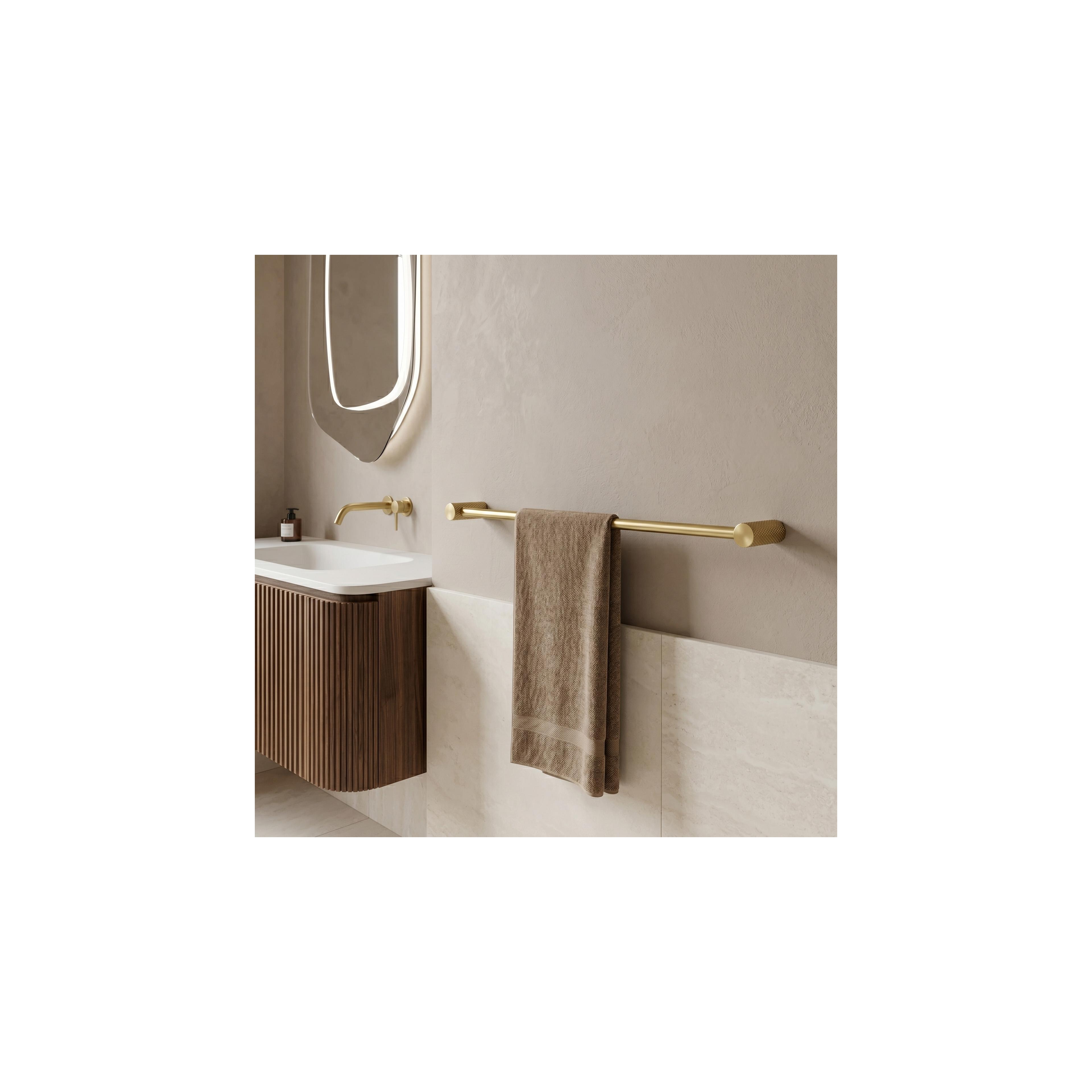 Badrumshängare A62301BG OTTO Brush Gold