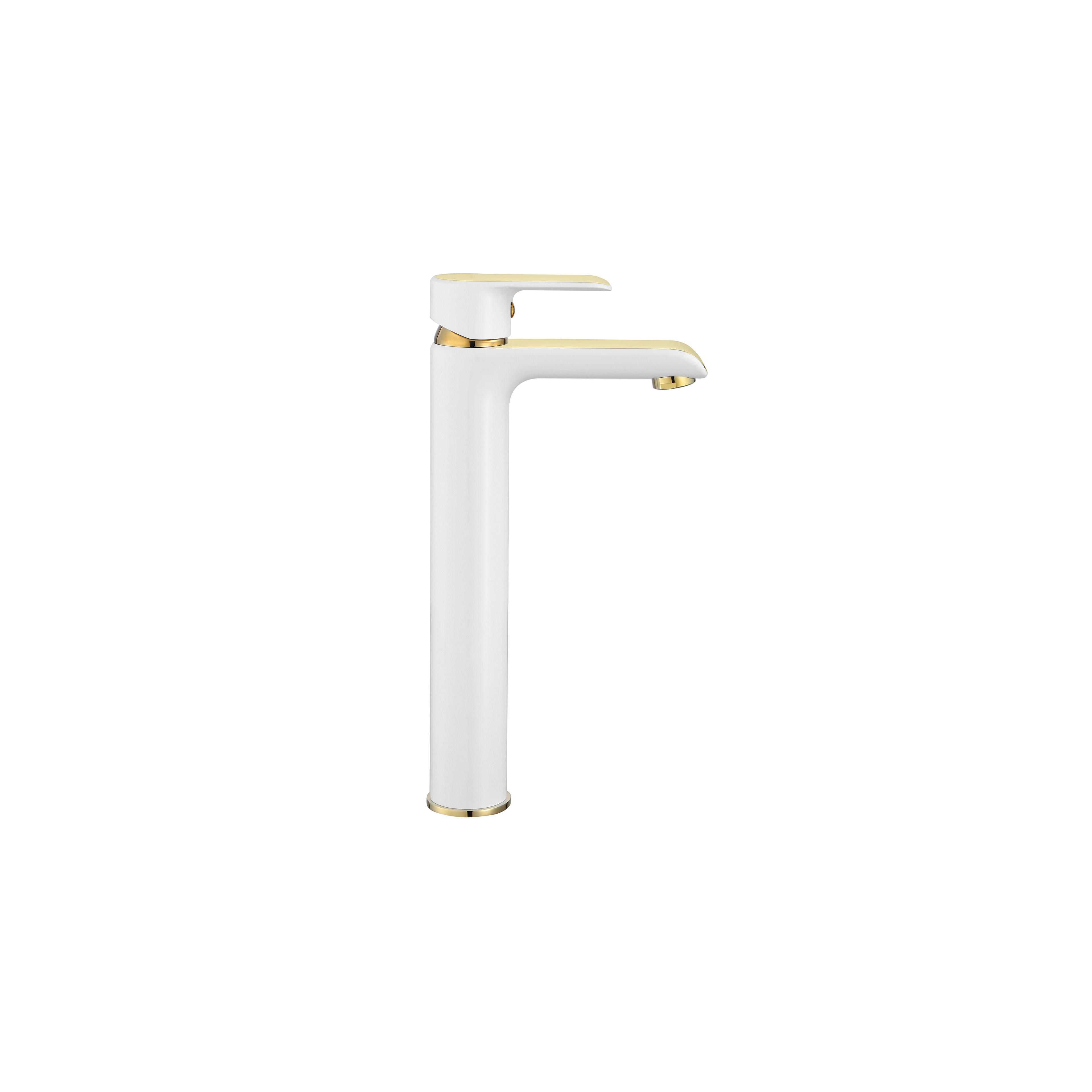 Grifo de LAVABO Rea Bloom white gold High
