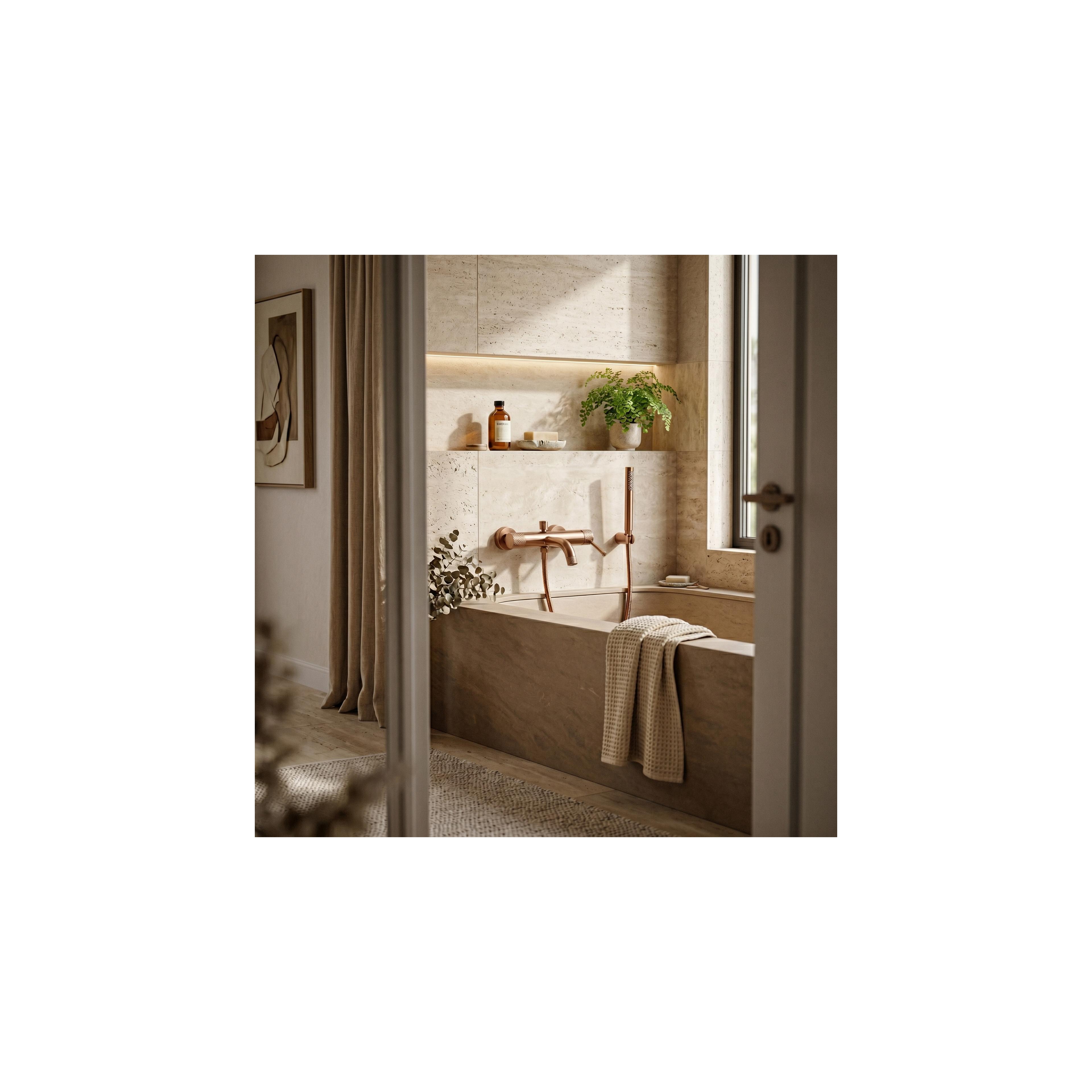 Bath faucet REA Venti Brush Copper