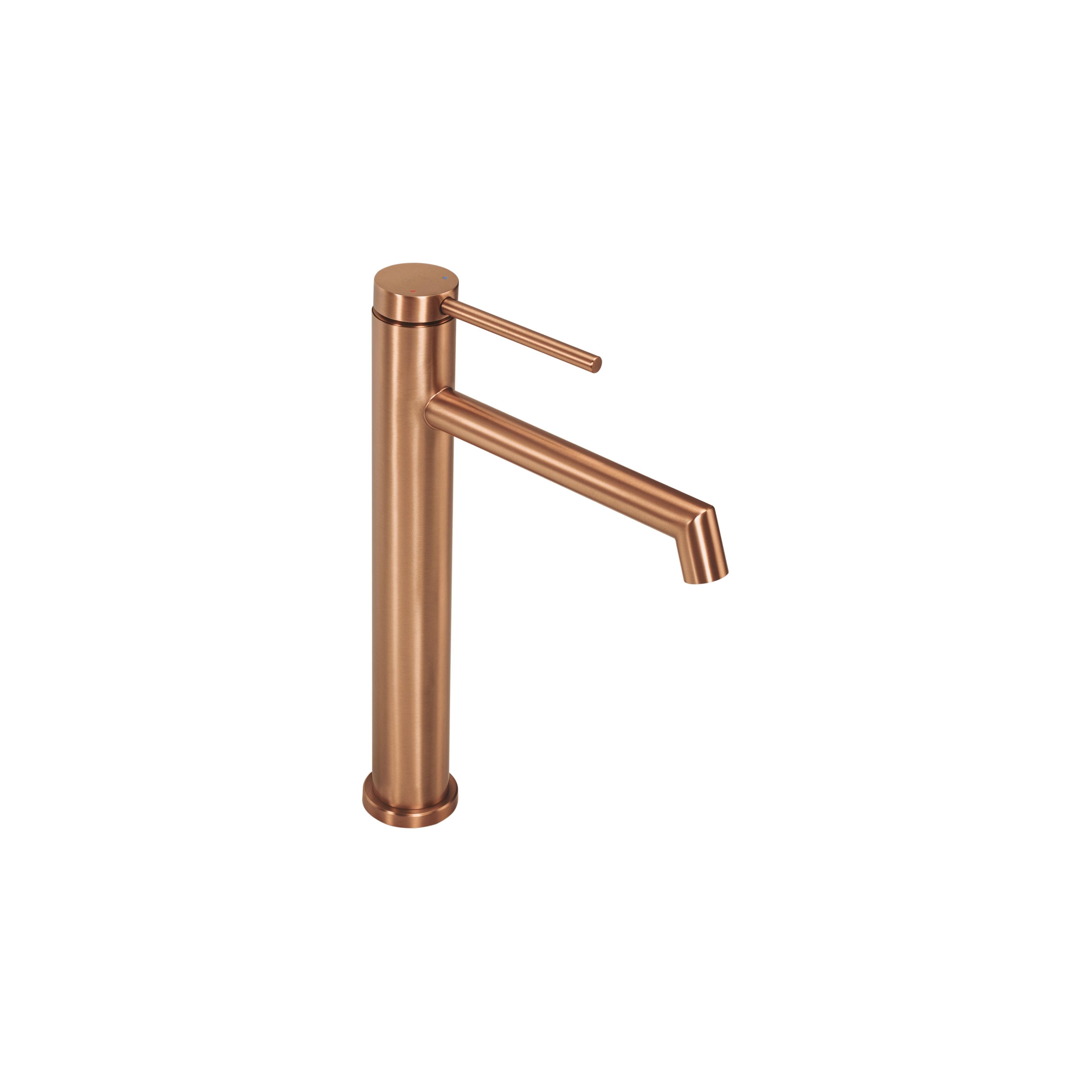 Βρύση νιπτήρα REA FOSS Brush Copper HIGH