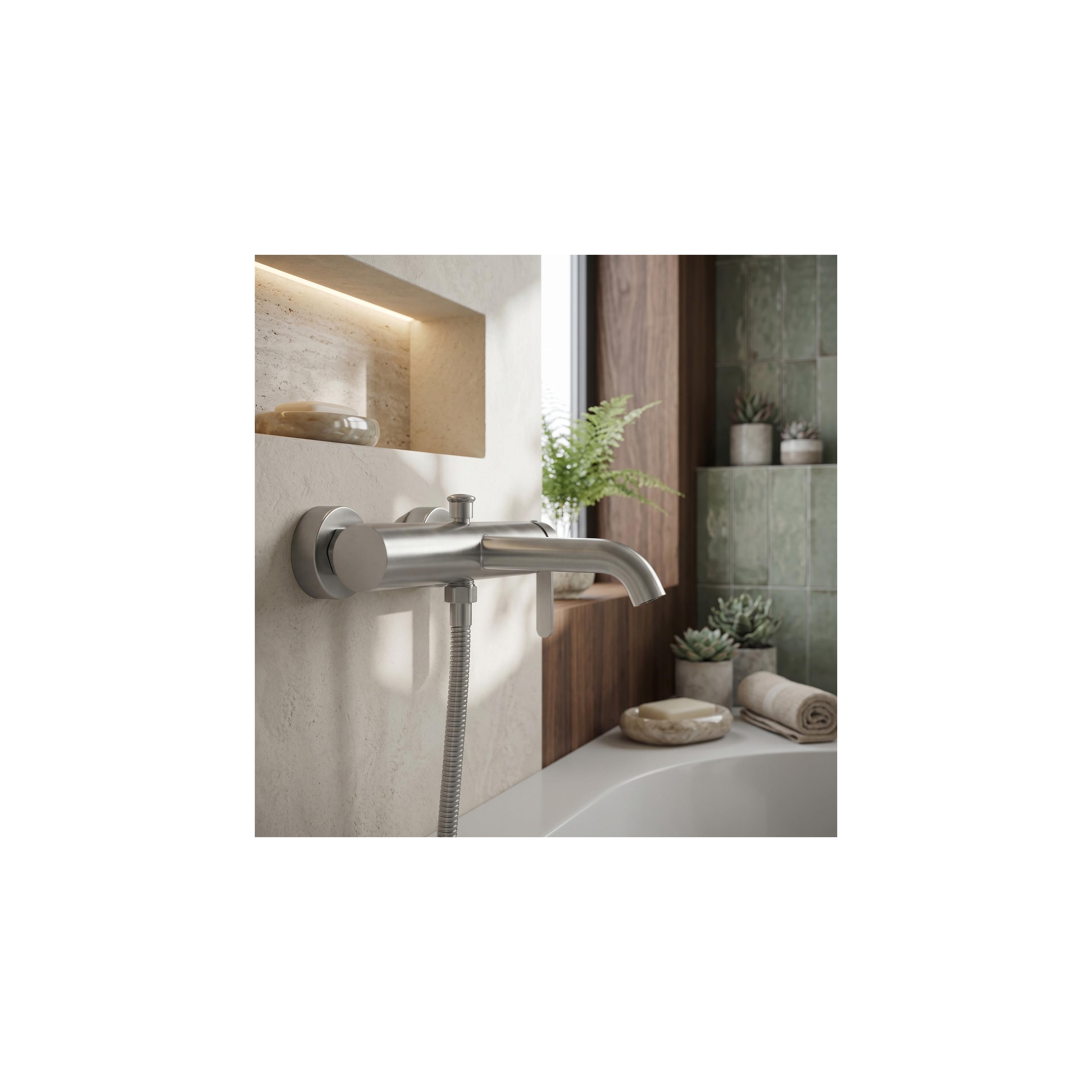 Bath faucet REA Ontario Side Brush Nickel