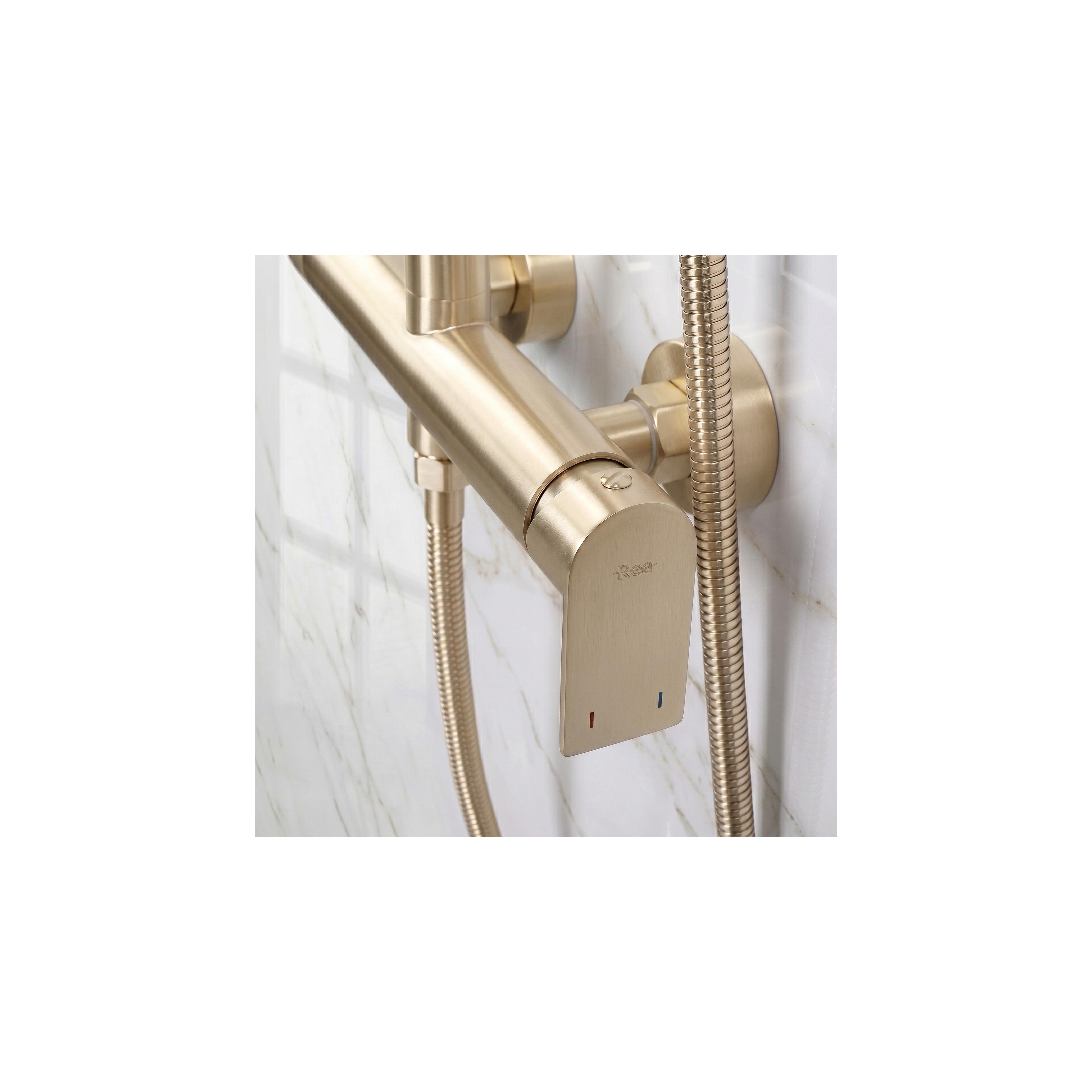 Shower set Rea Hunter Brush Gold