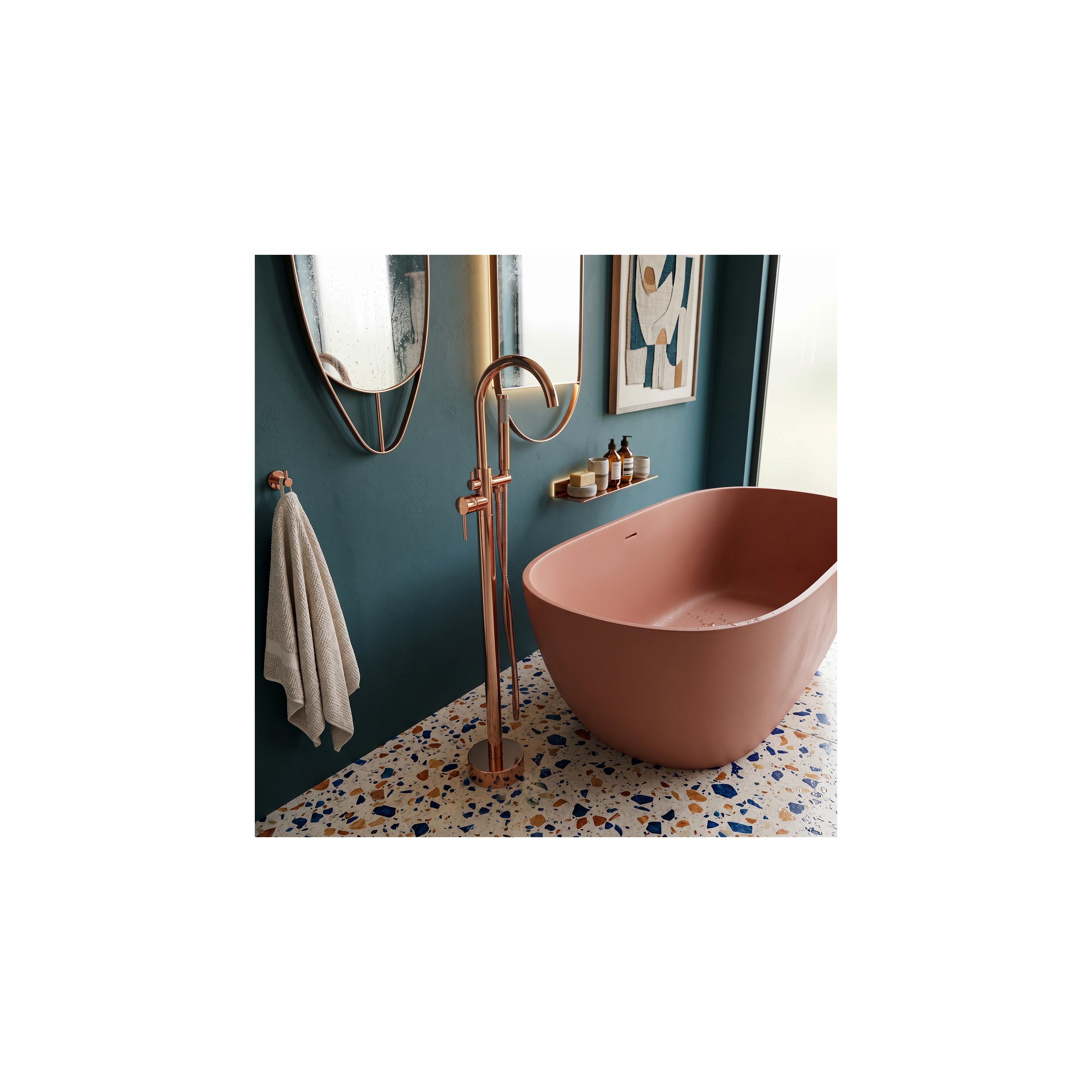 Frei stehende Armatur Rea Lungo Copper