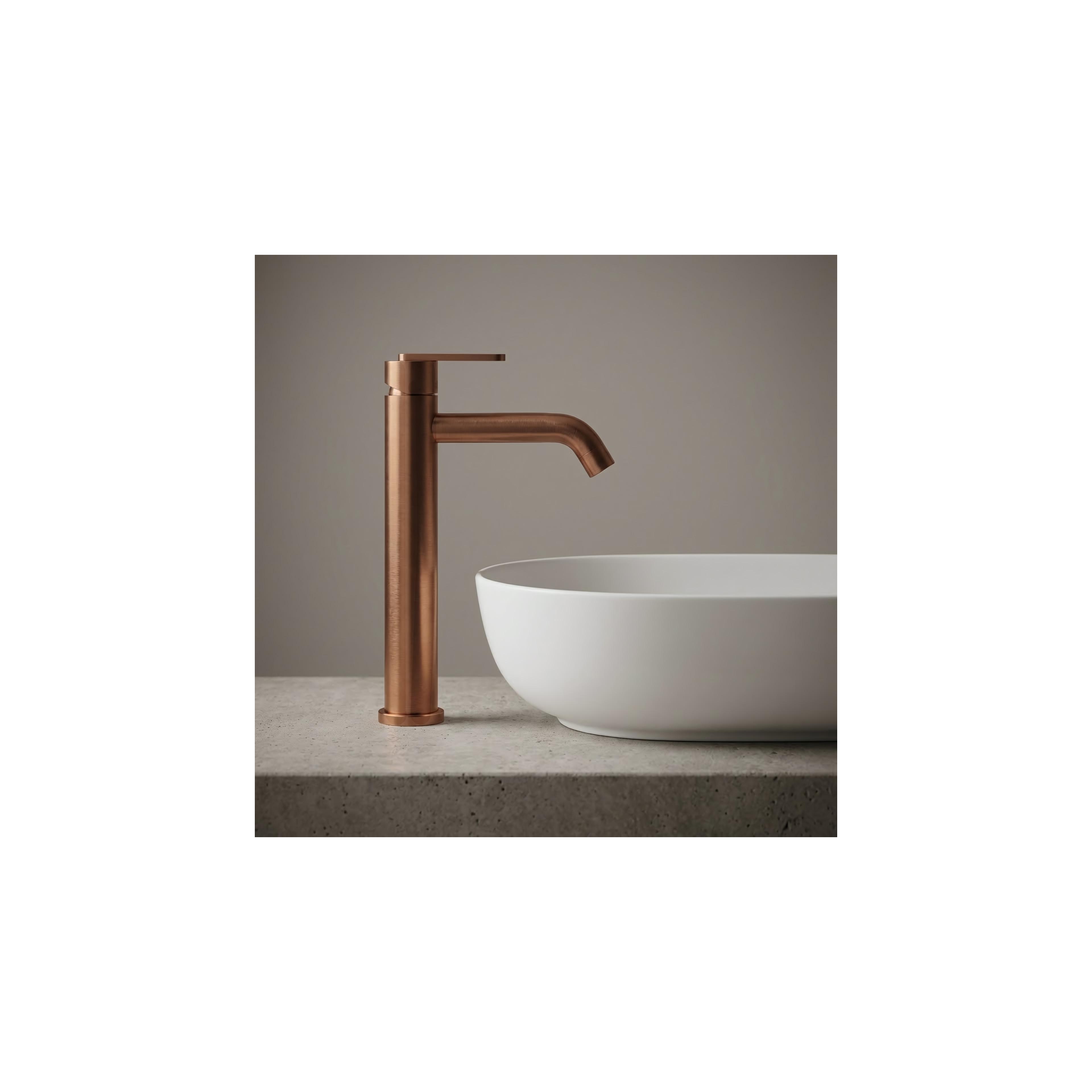 Robinet de salle de bain Rea Ontario Brush Copper