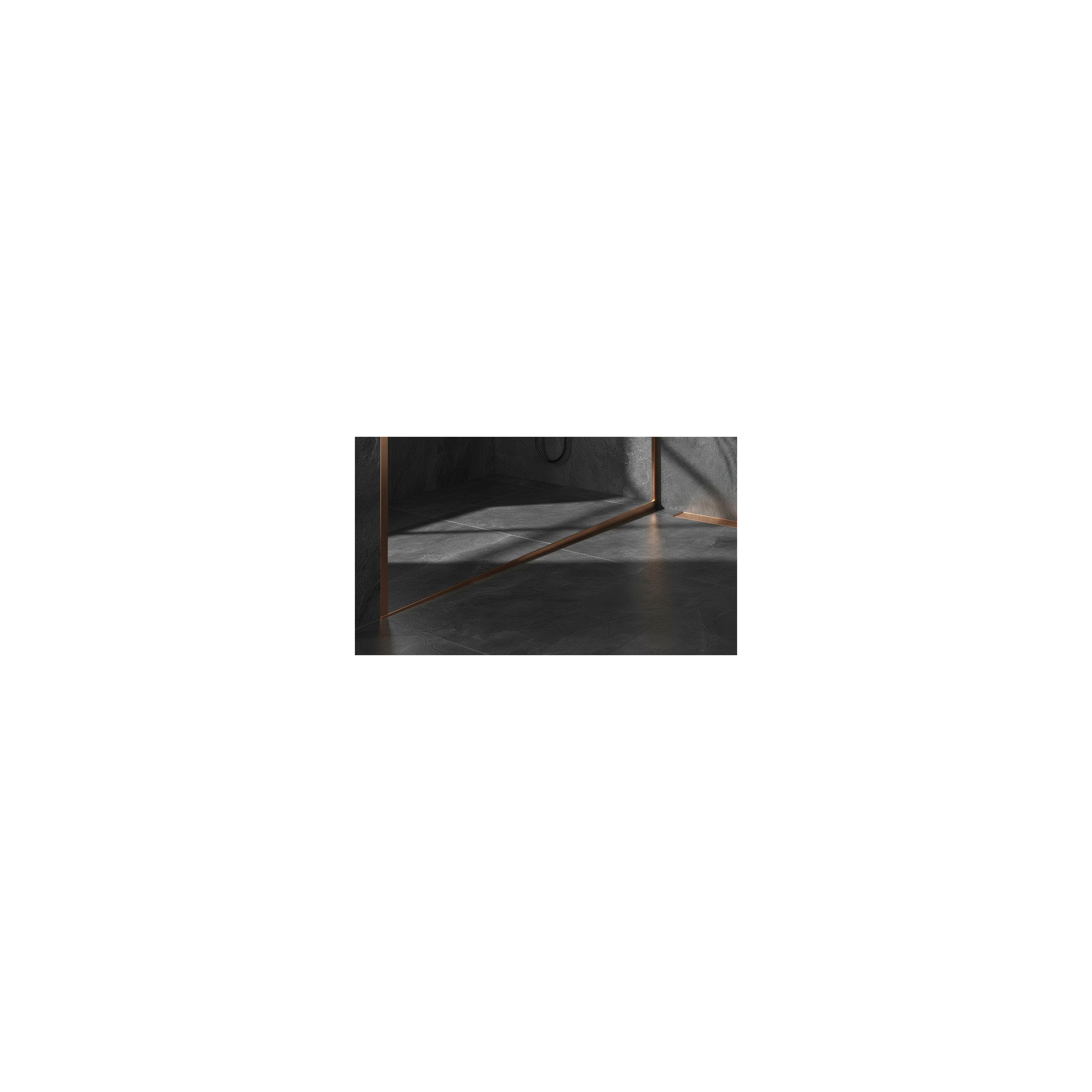 Profil de panta cadita de dus 120cm Brush Copper