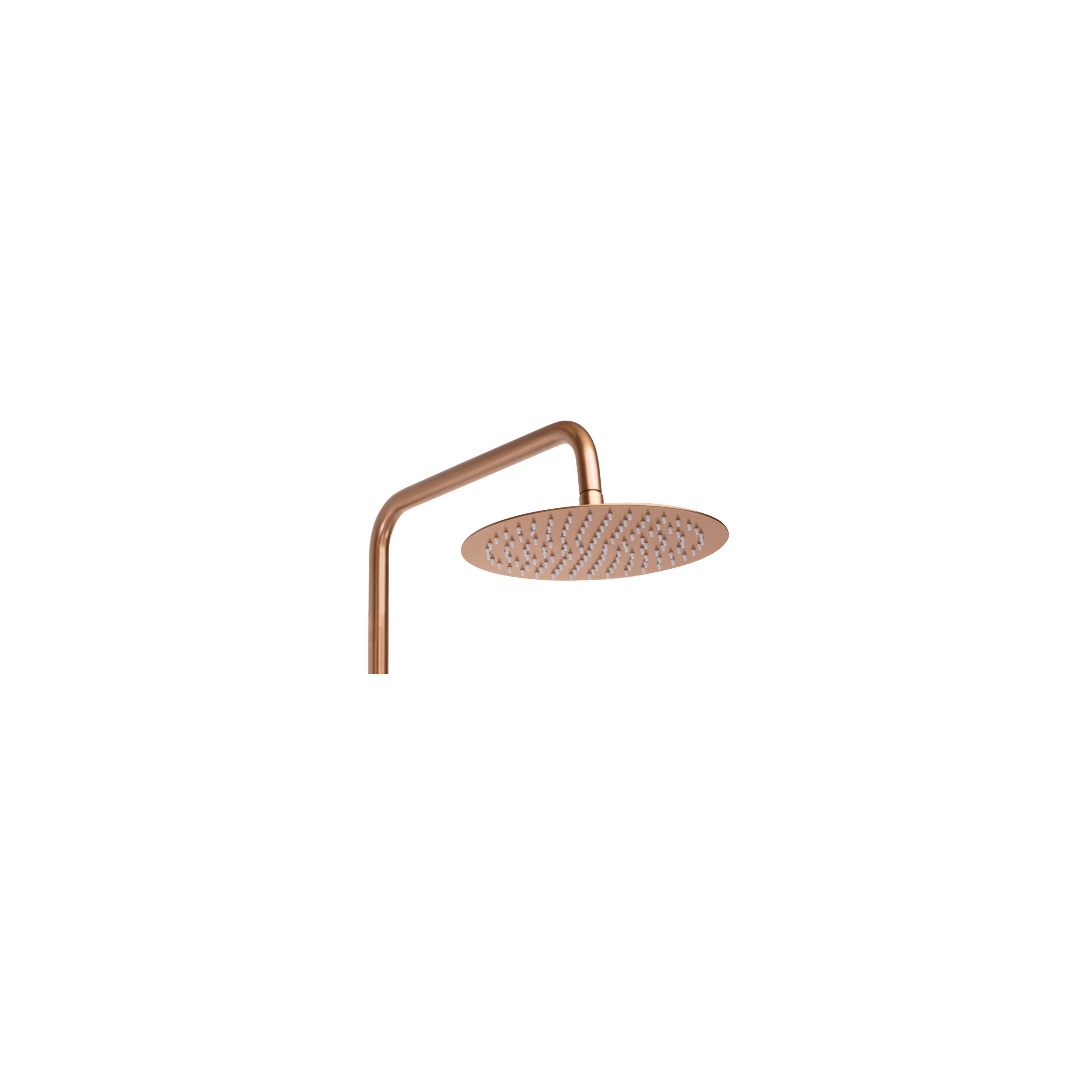 Shower set with thermostat REA Lungo Copper Brush