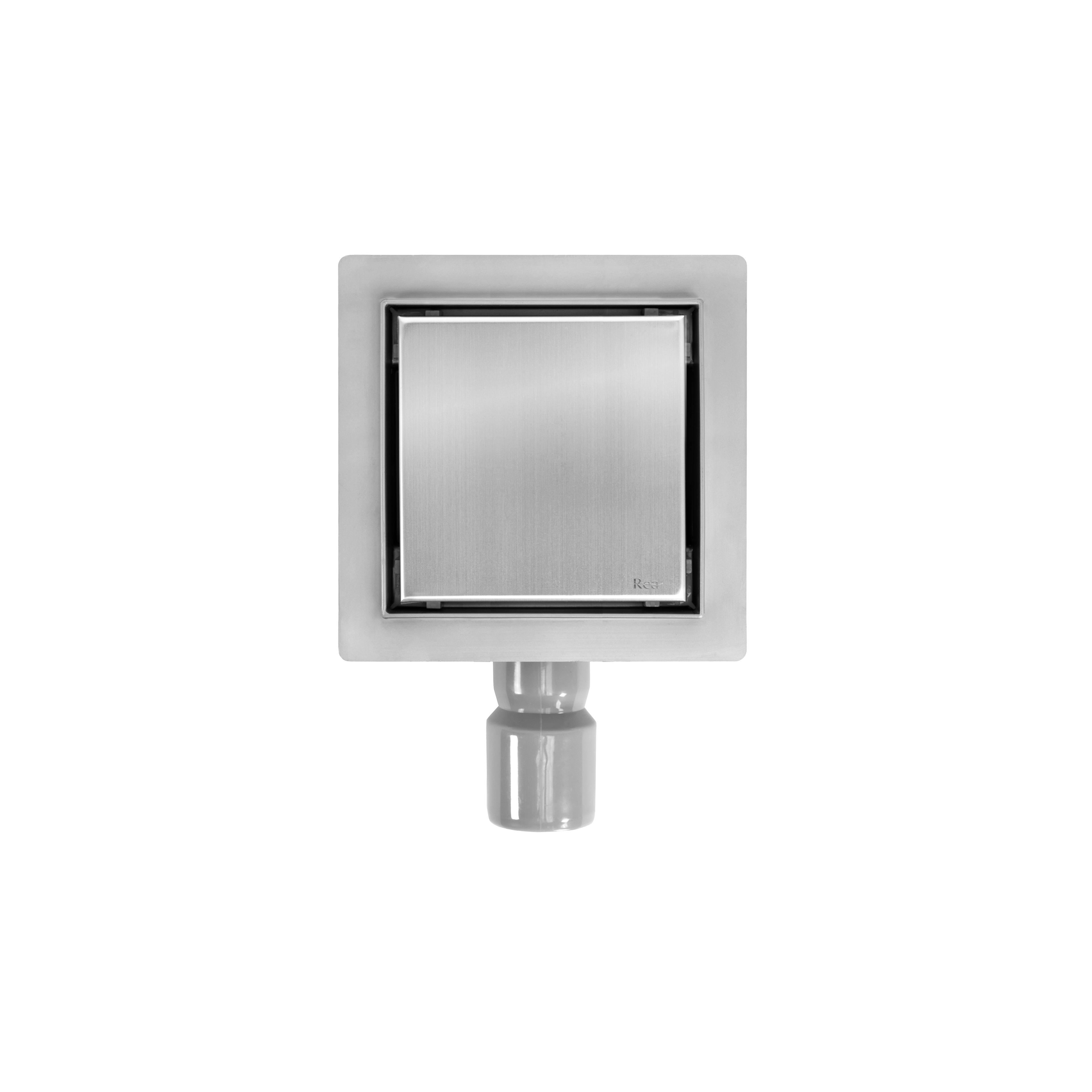 Linear drainage REA NEO 150x150 Nickel Brush