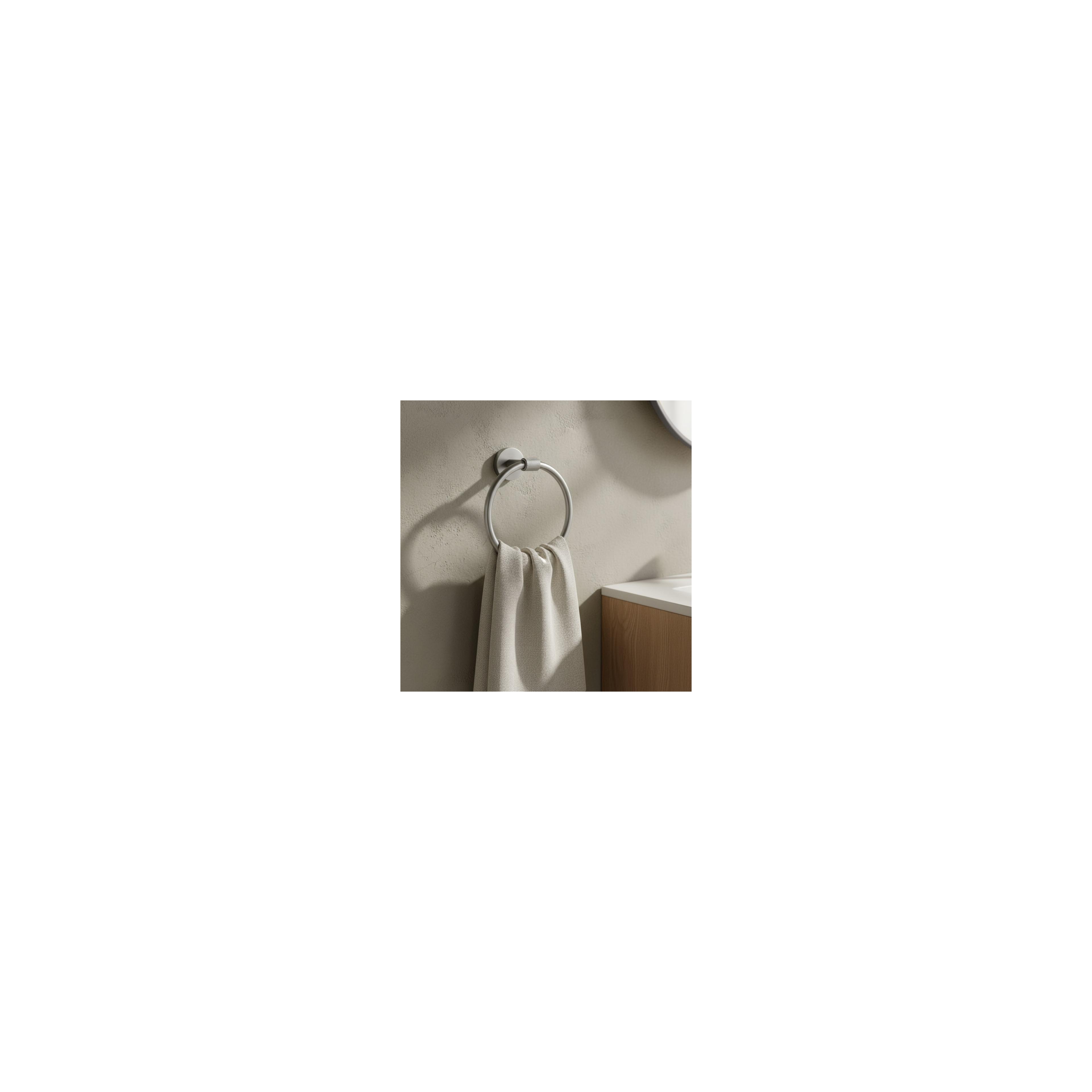 Porte-serviette Ring 5710 Galo Brush Nickel