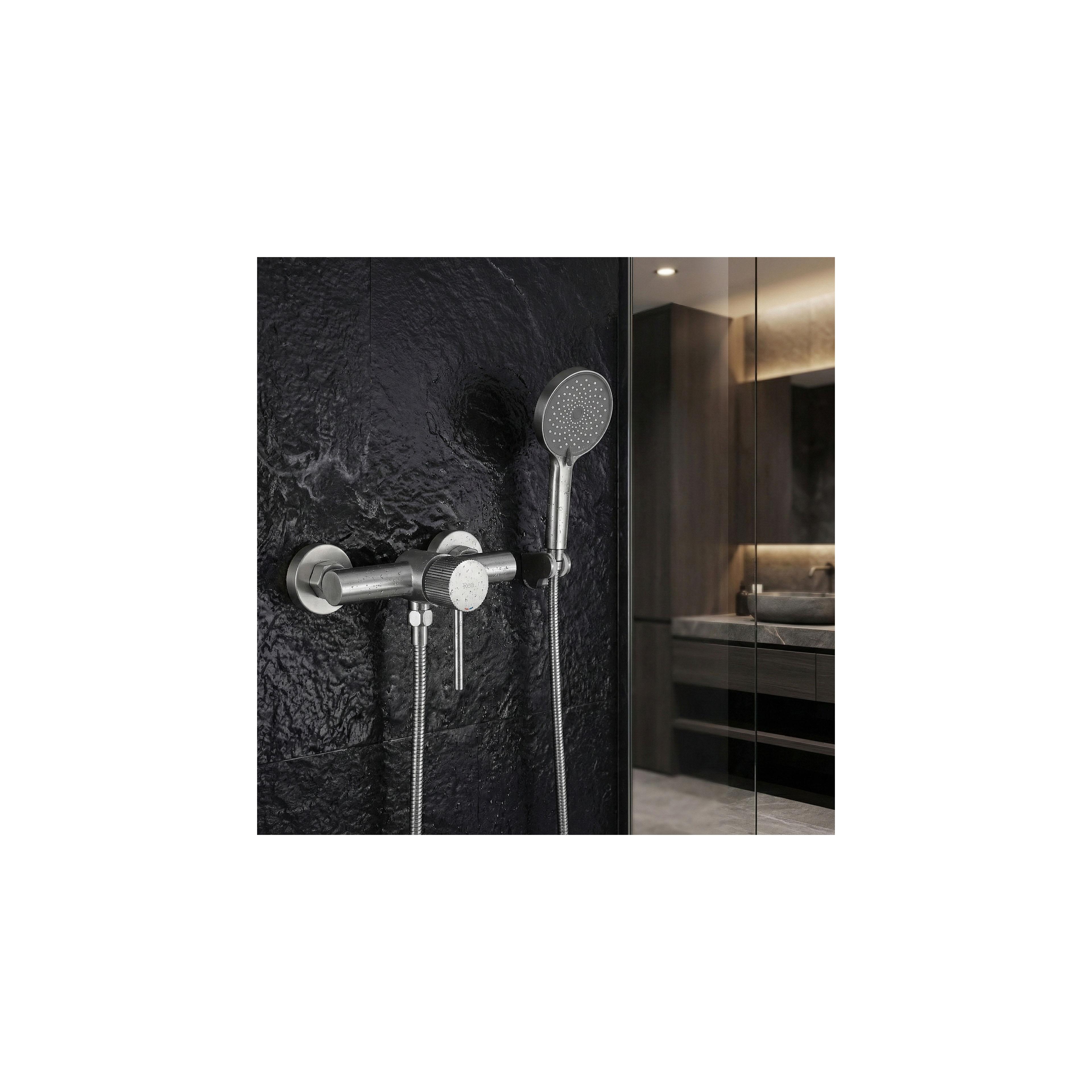 Zuhanycsaptelep Lungo Stripe BRUSH NICKEL