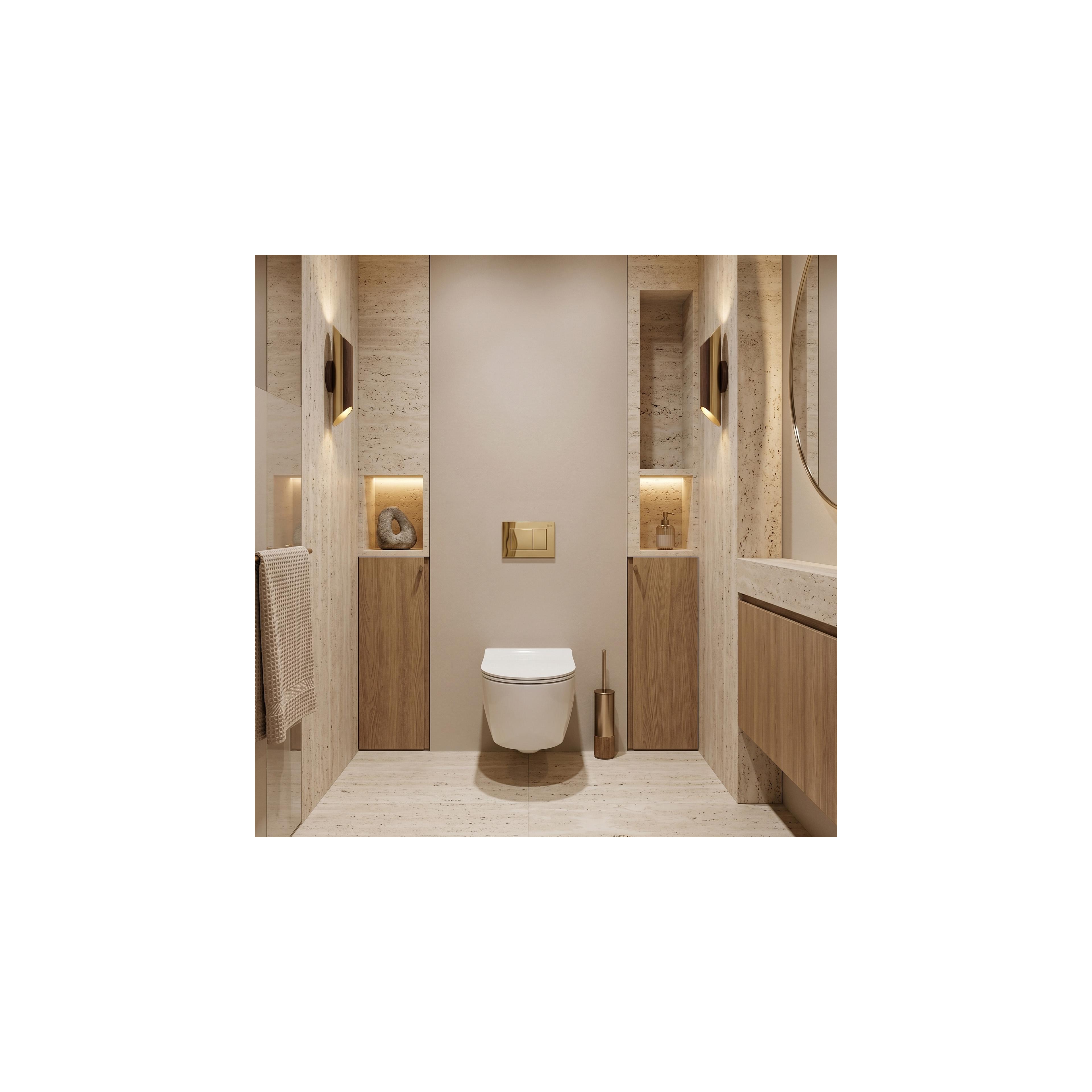 J-trykknap til indbygningscisterne WC K011A-Q og Slim 024N Gold