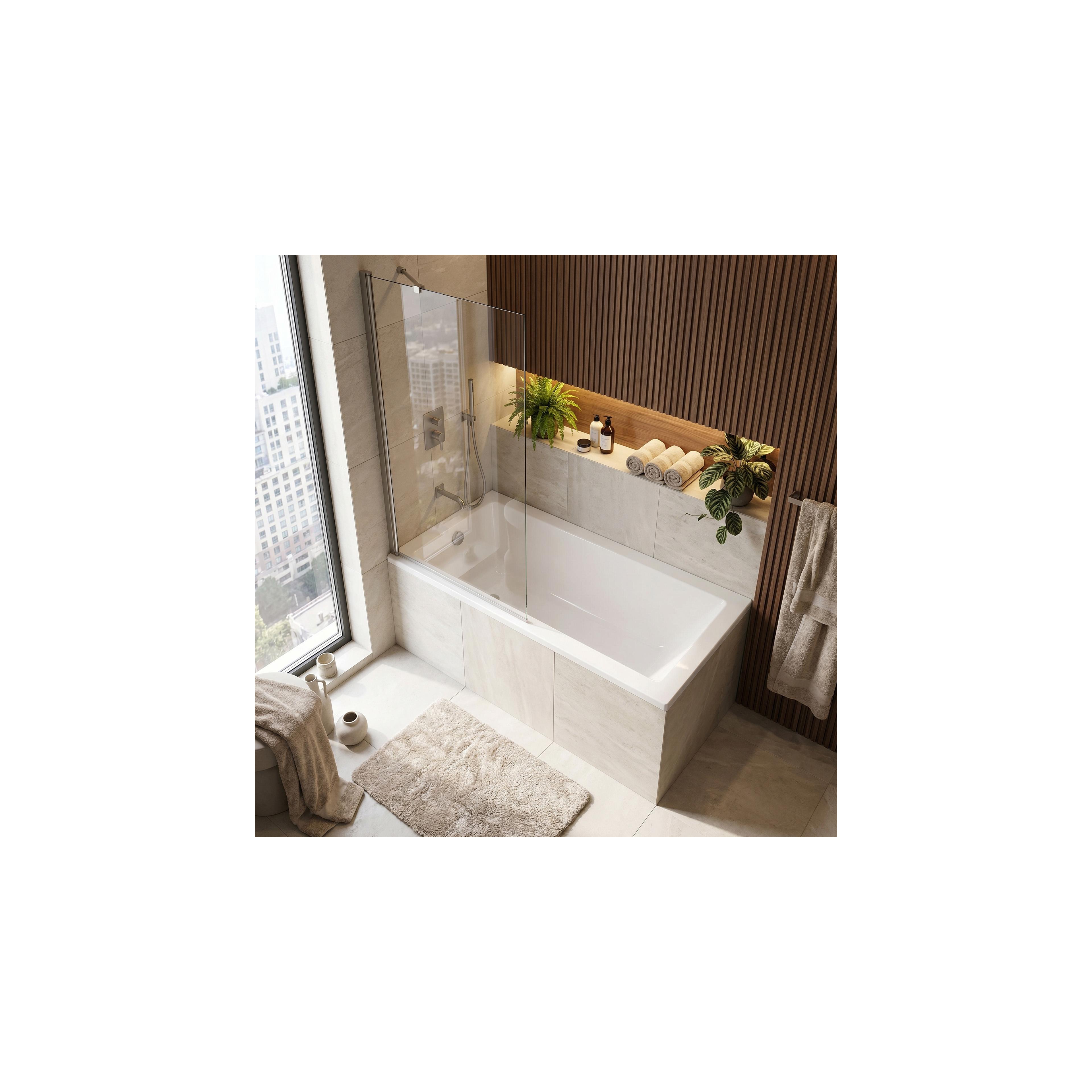 Built-in acrylic bathtub Rea Prima 140