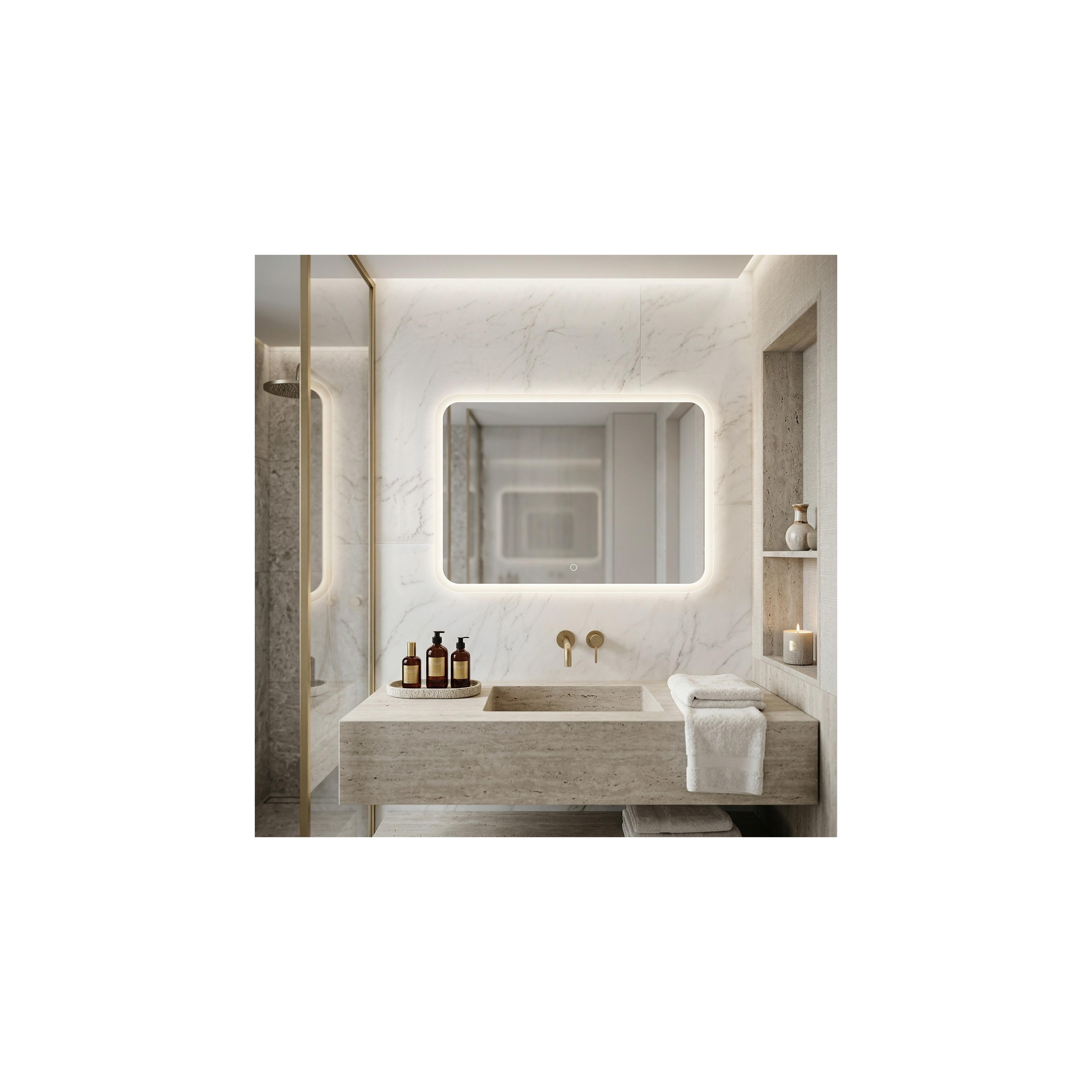 Mirror LED 80x60cm TOP-3