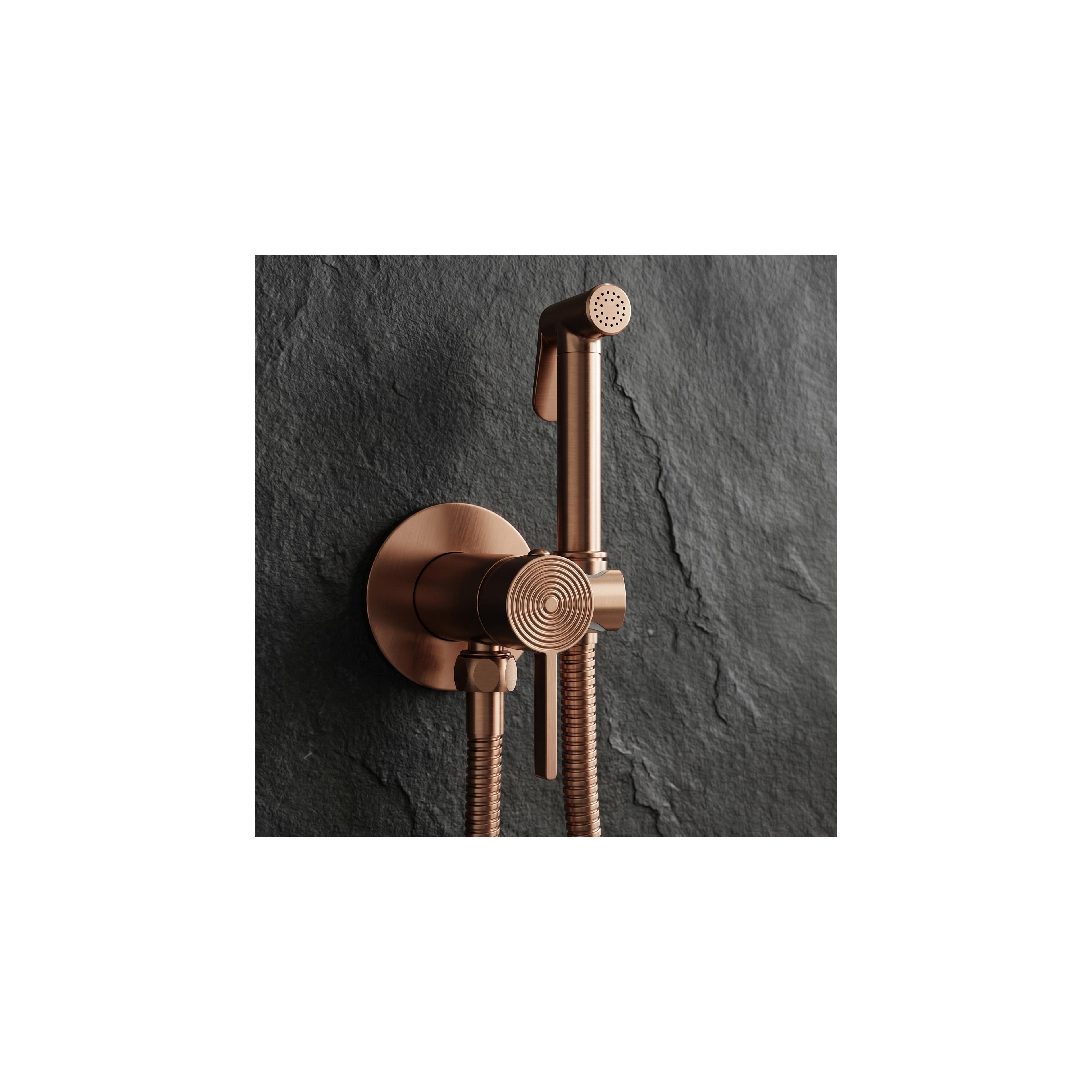 Miješalica za bide Foss Clif Brush Copper
