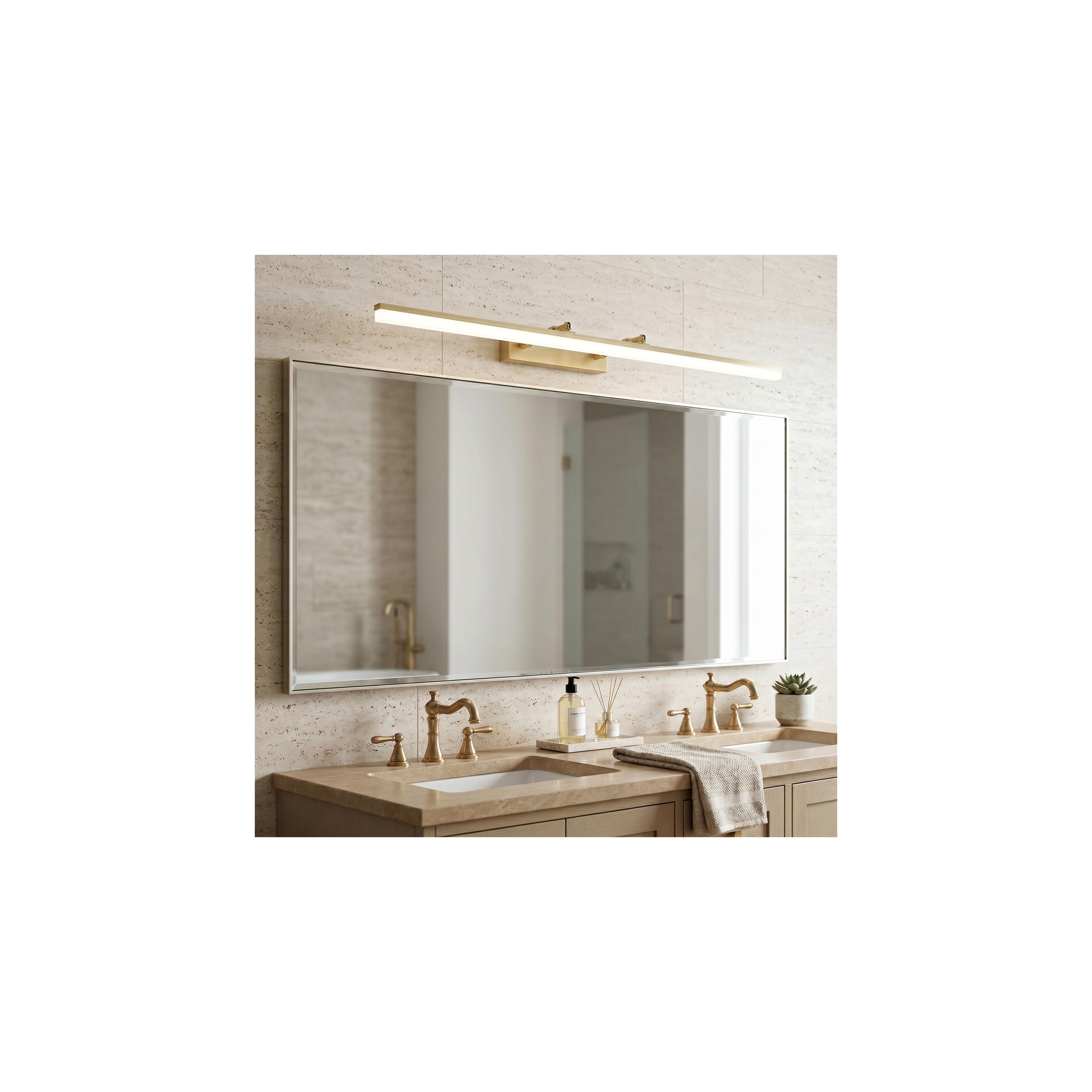 Vannitoa seina LED-valgusti  APP1877-1W 80cm BRUSH GOLD