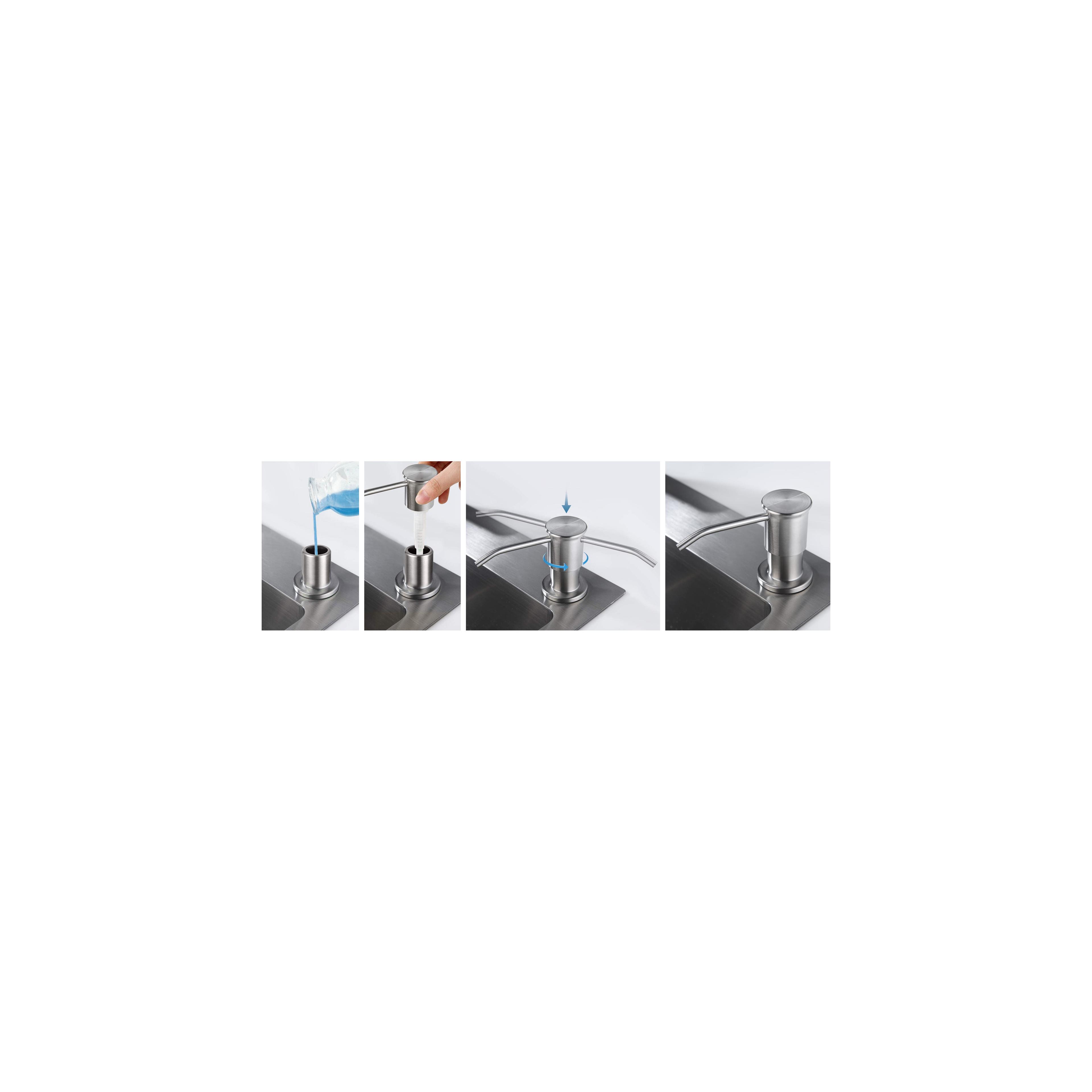 Sinks granit Nils Grey set 5in1