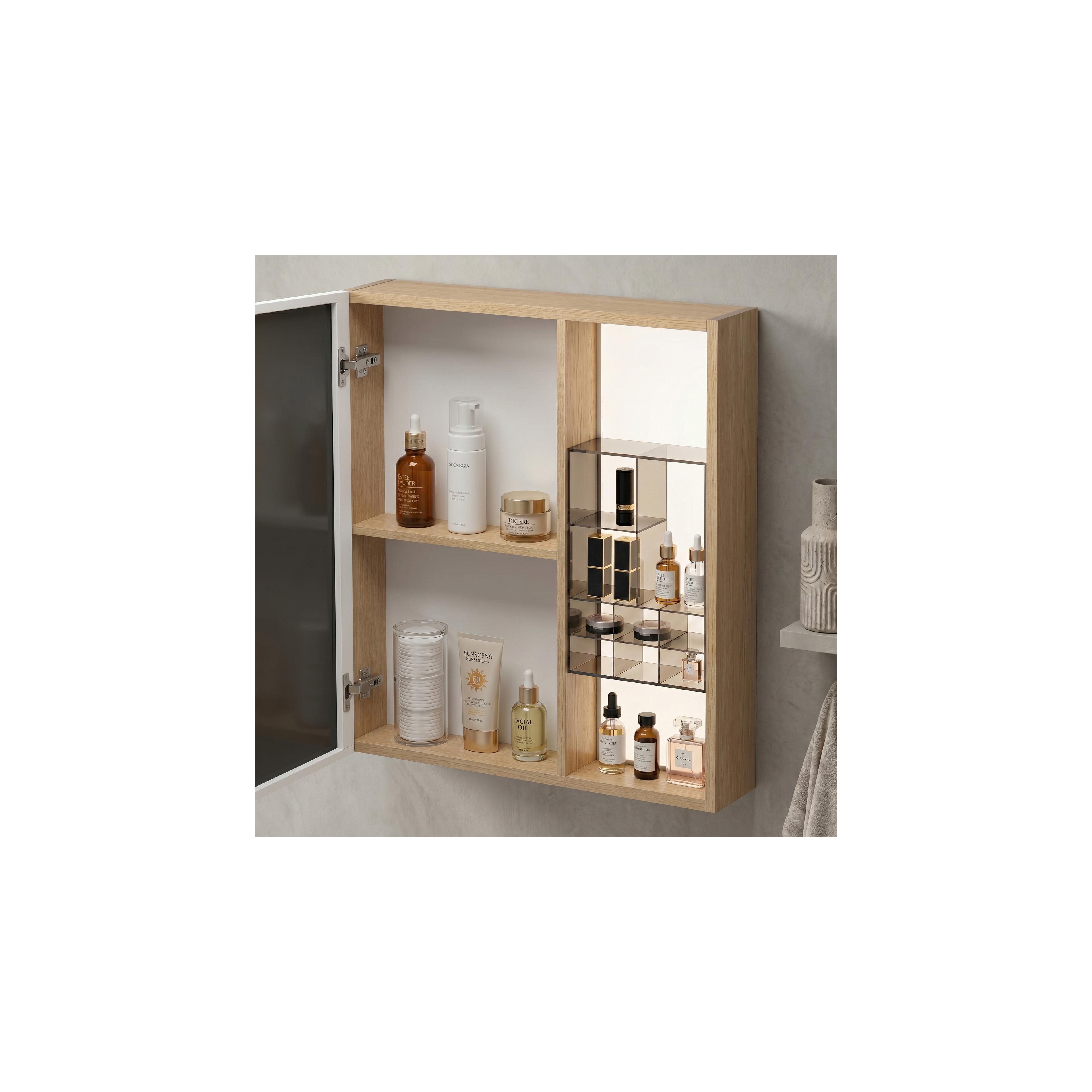 Zestaw mebli łazienkowych z Umywalką Sora DE07-70 Oak 70CM