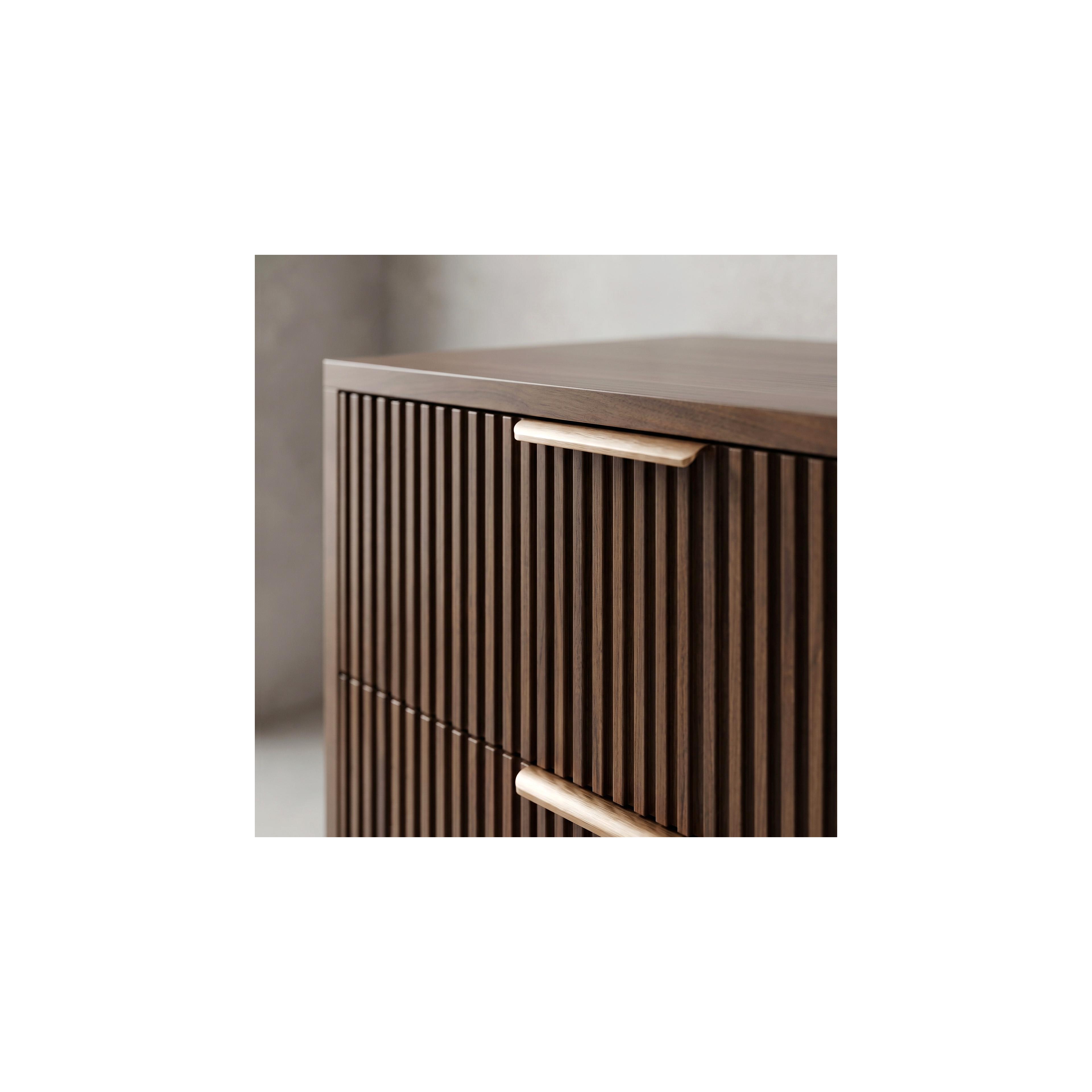 Bathroom vanity cabinet Rea Mono 80cm Brown