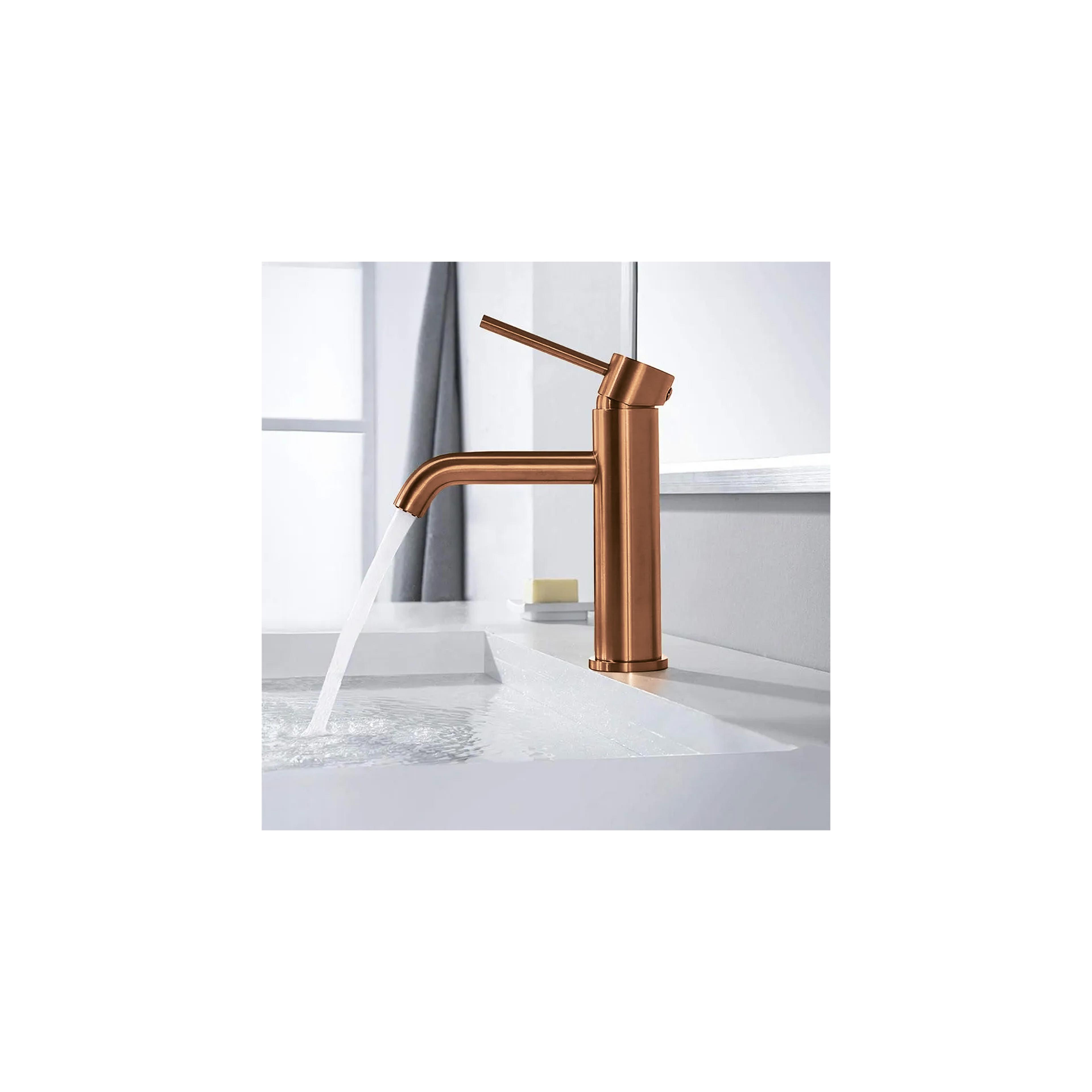 Robinet pentru lavoar Rea Lungo  Copper Brush