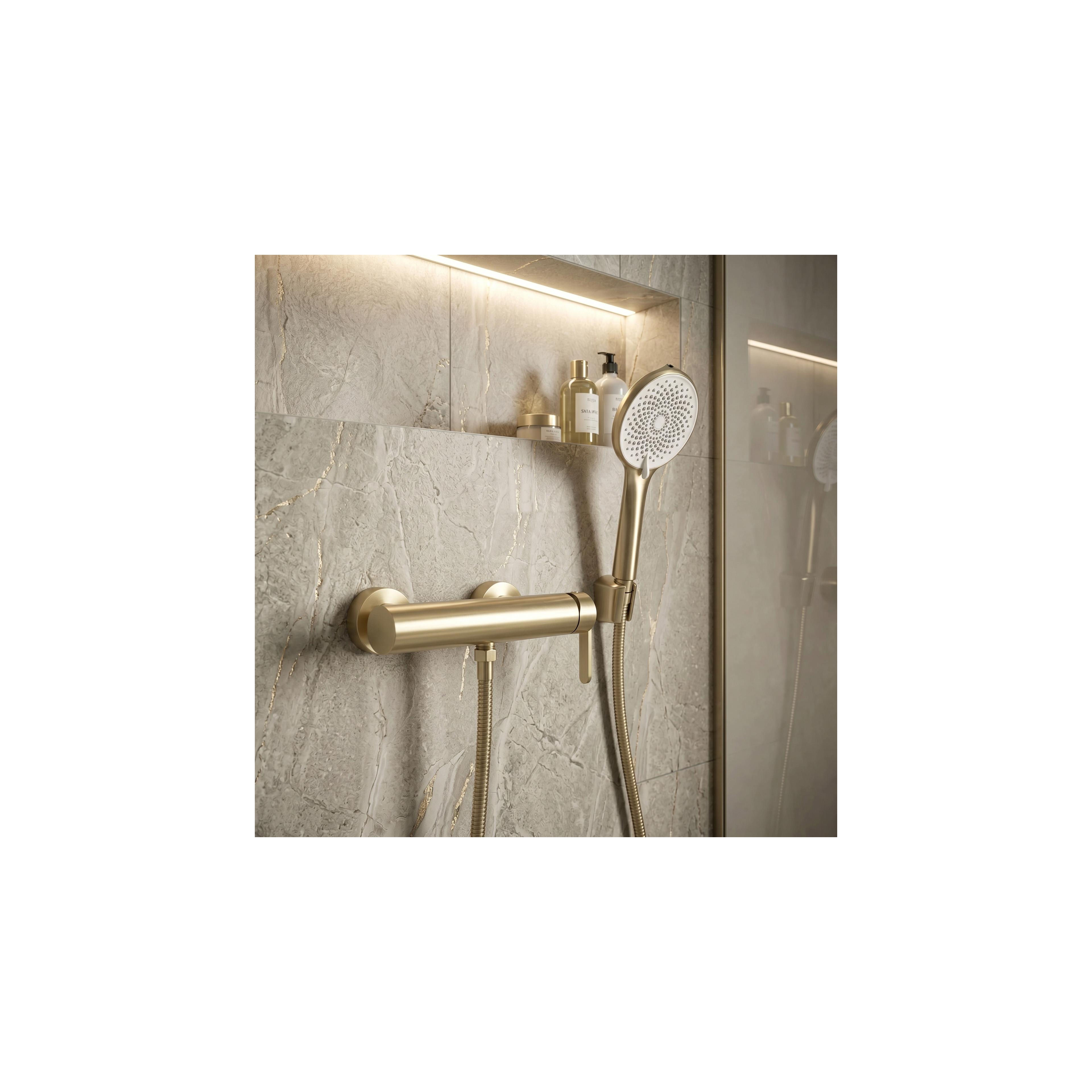 Bathtub faucet REA Ontario Side Brush Gold