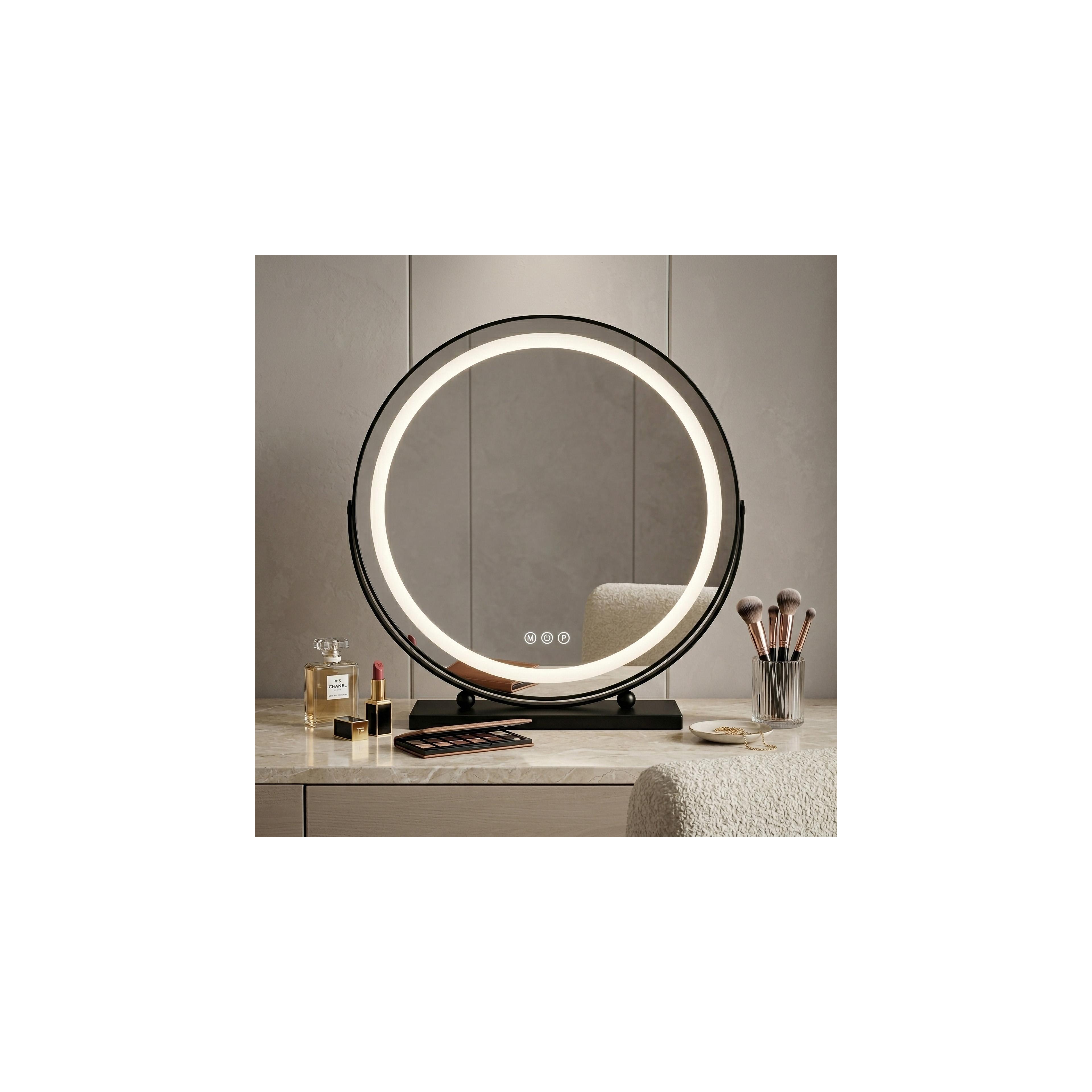 LUSTRO LED MAKE-UP Black 50 cm