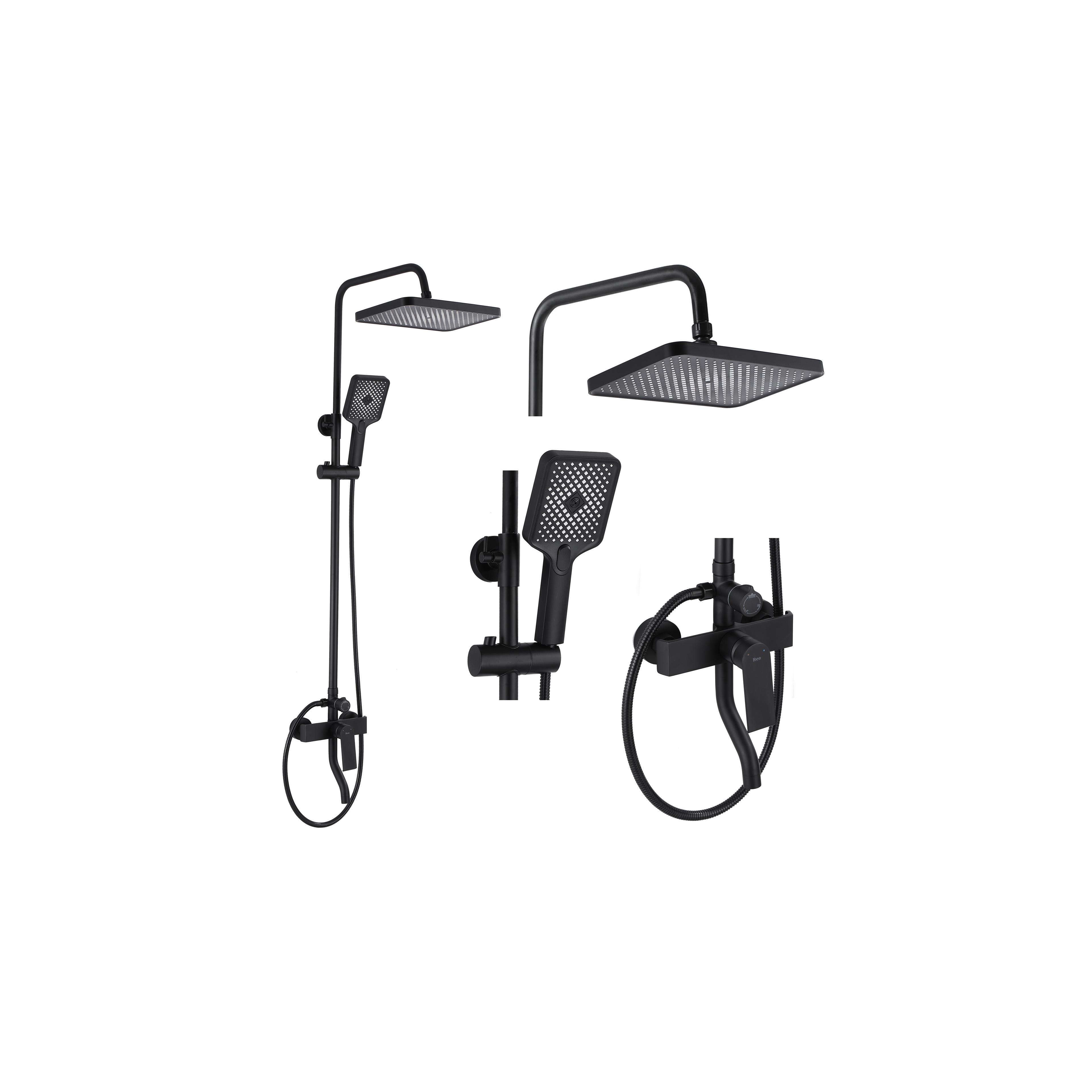 Kit de douche REA HASS Black