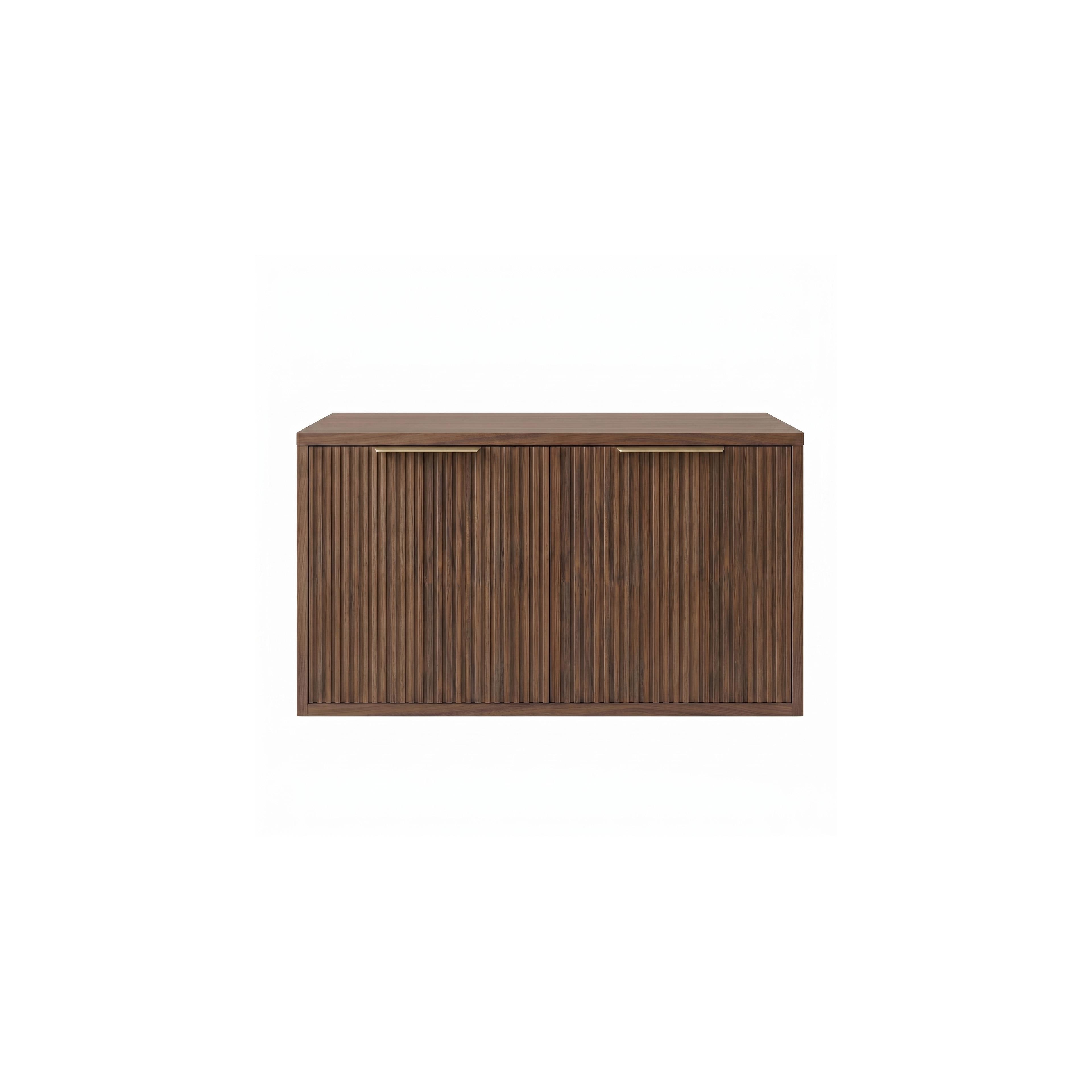 Bathroom vanity cabinet Rea Core 80cm Brown