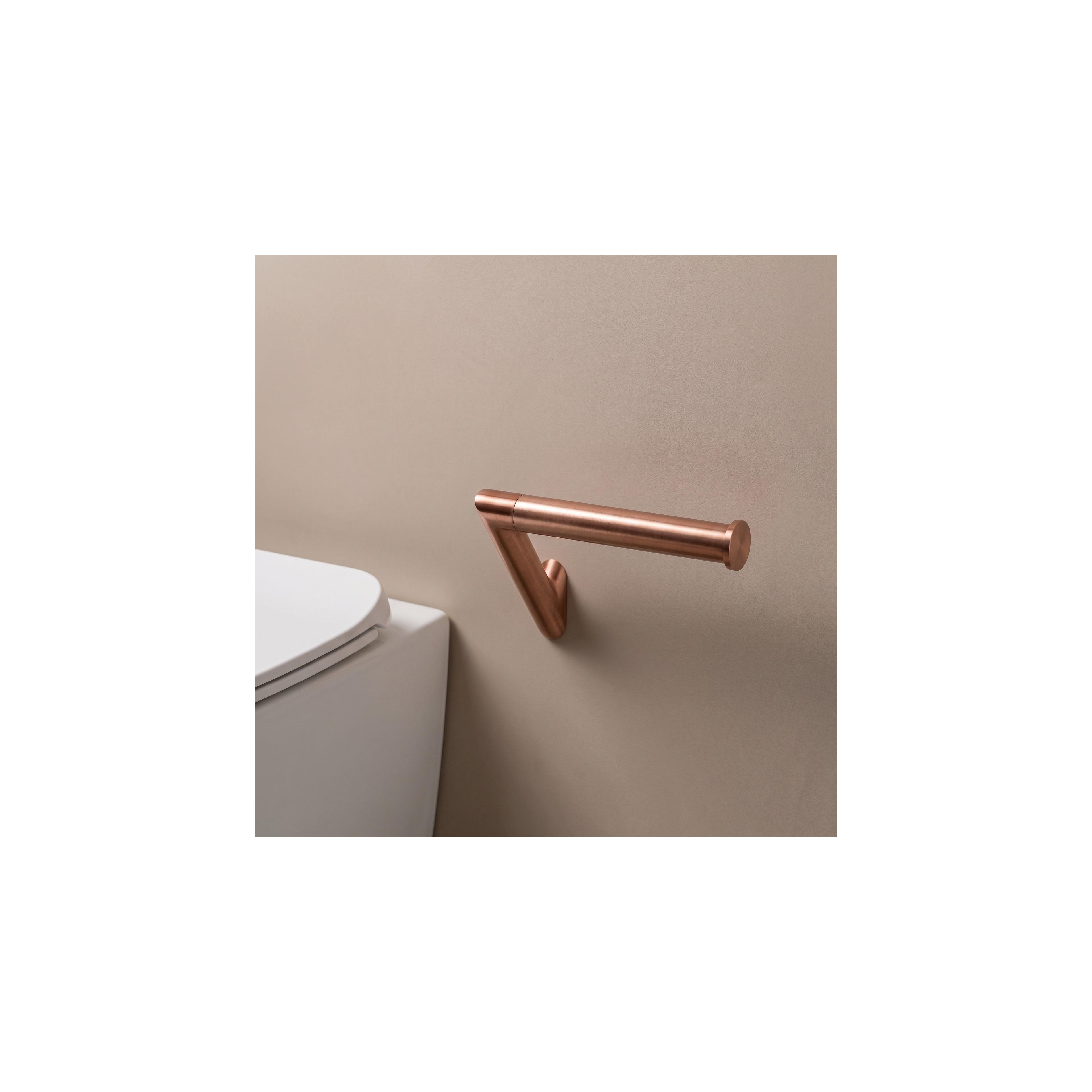 Toilet paper holder Will Brush Copper