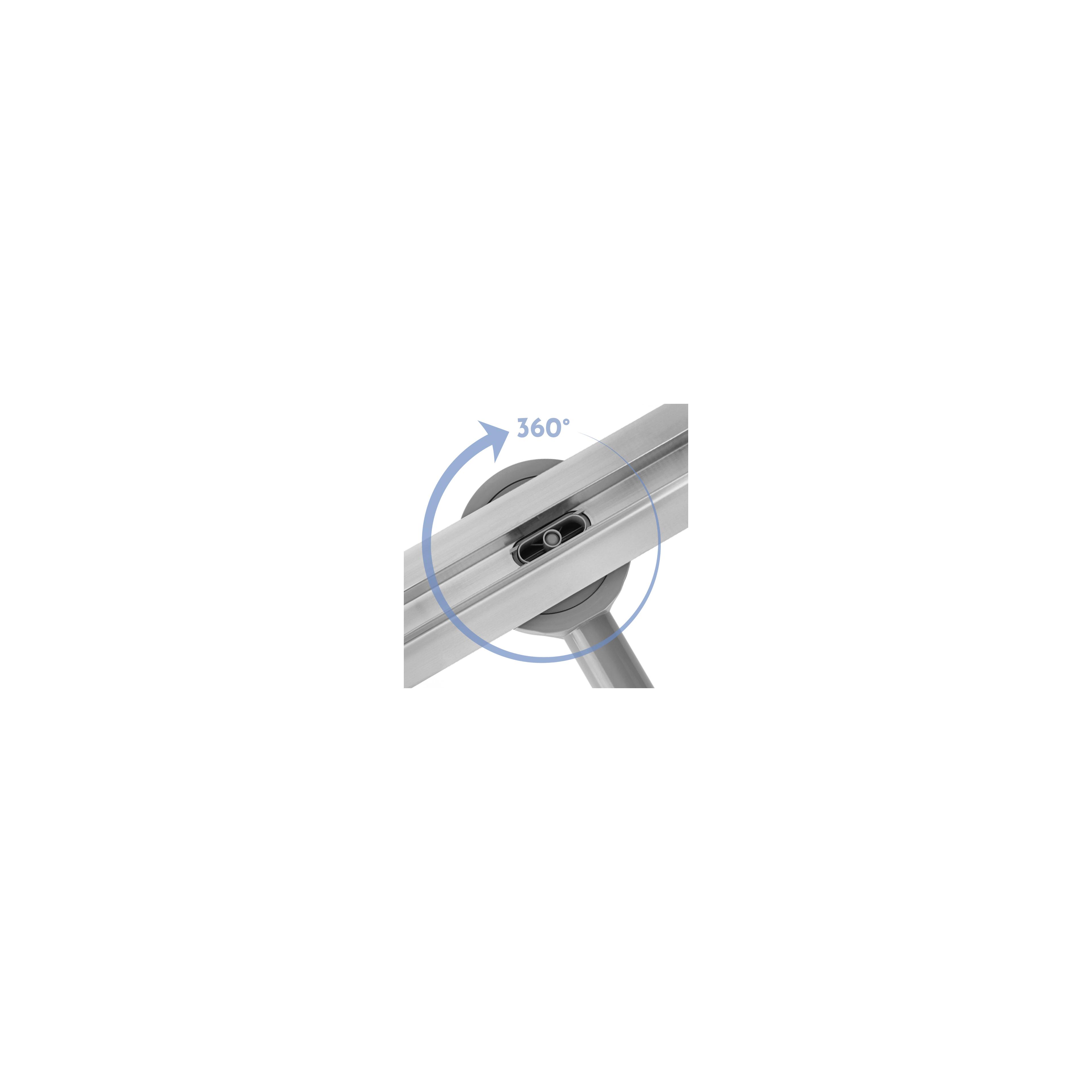 Drain linéaire REA Neox Slim pro NICKIEL BRUSH 50