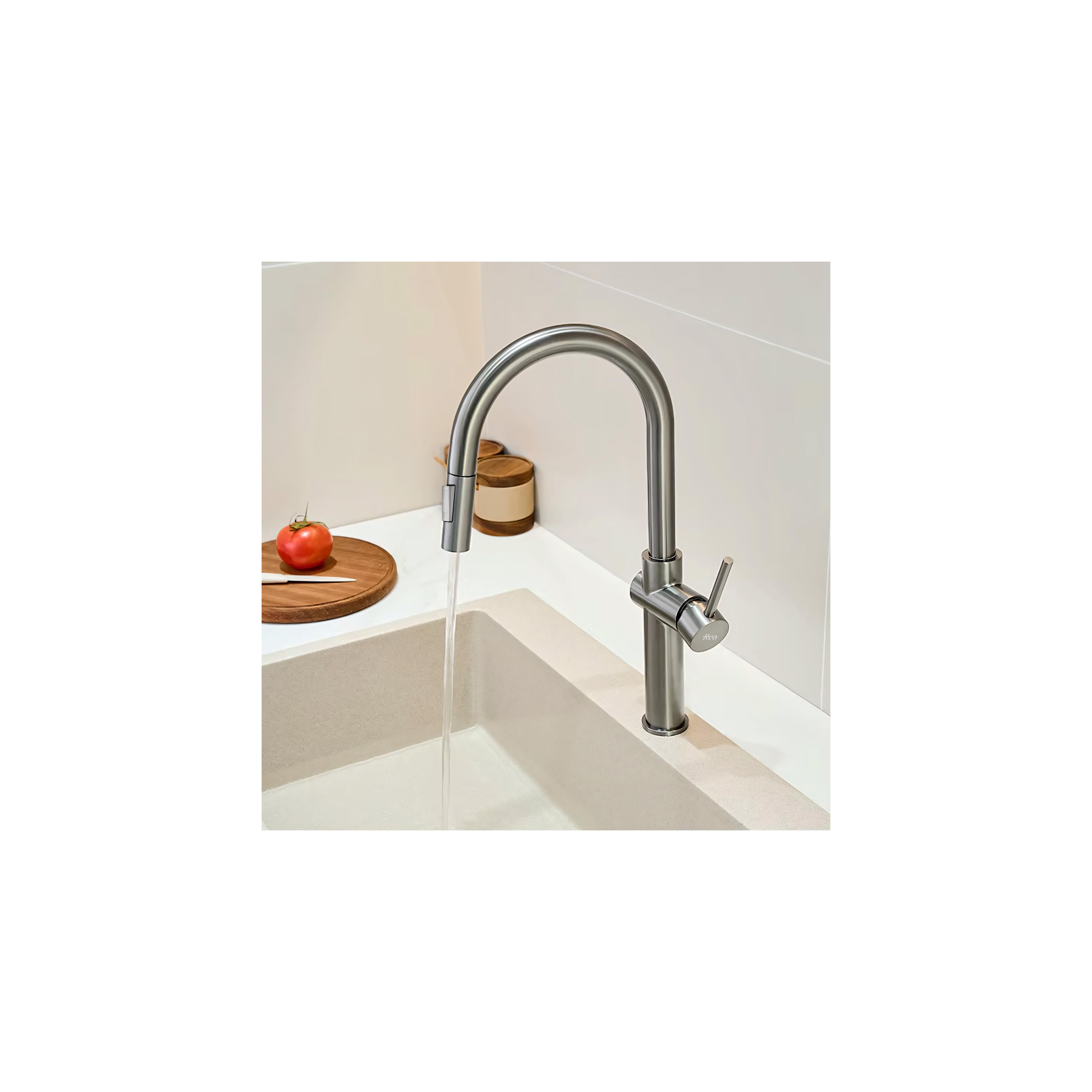 Robinet de cuisine Rea Fresh High BRUSH NICKEL