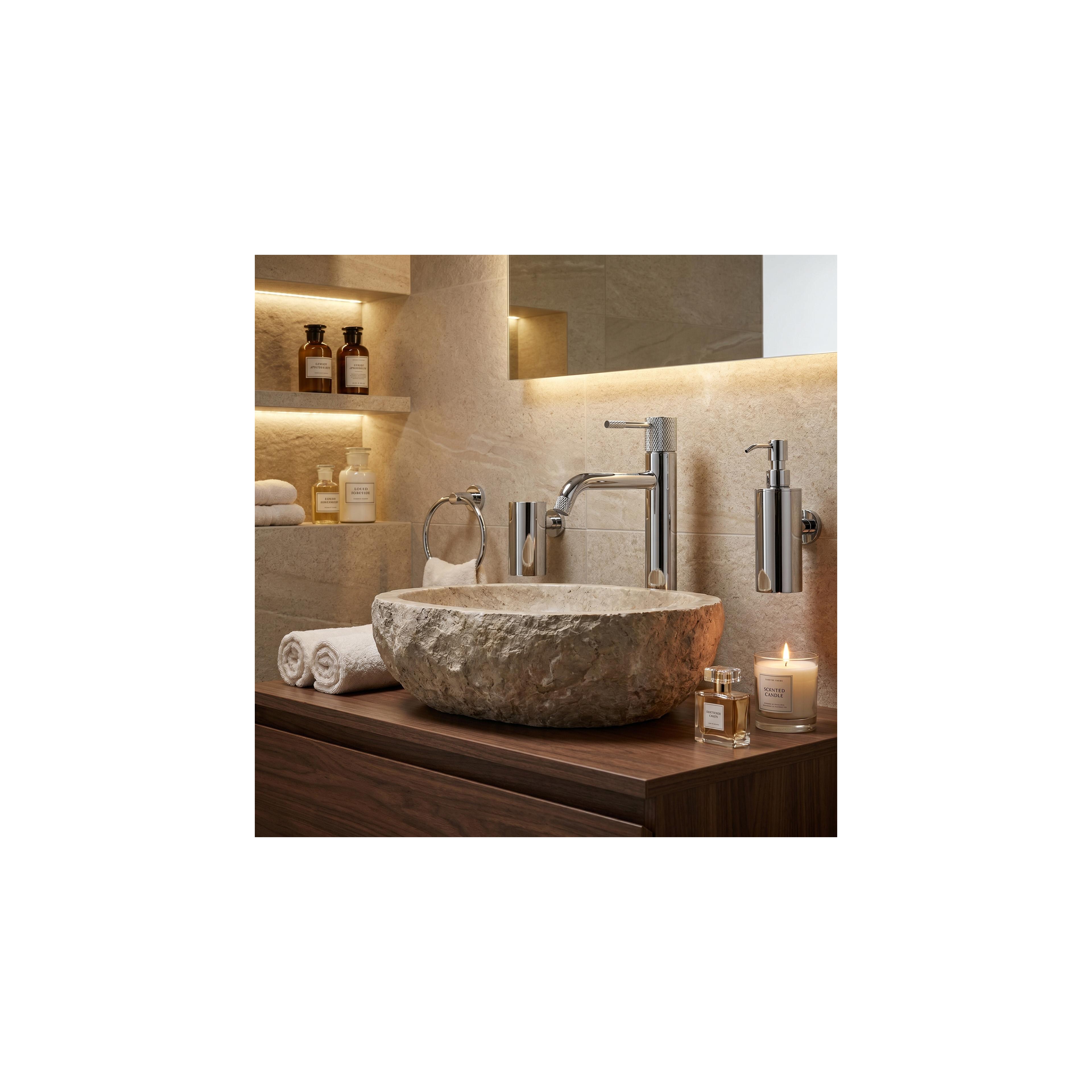 Bathroom faucet Rea Venti Chrome High