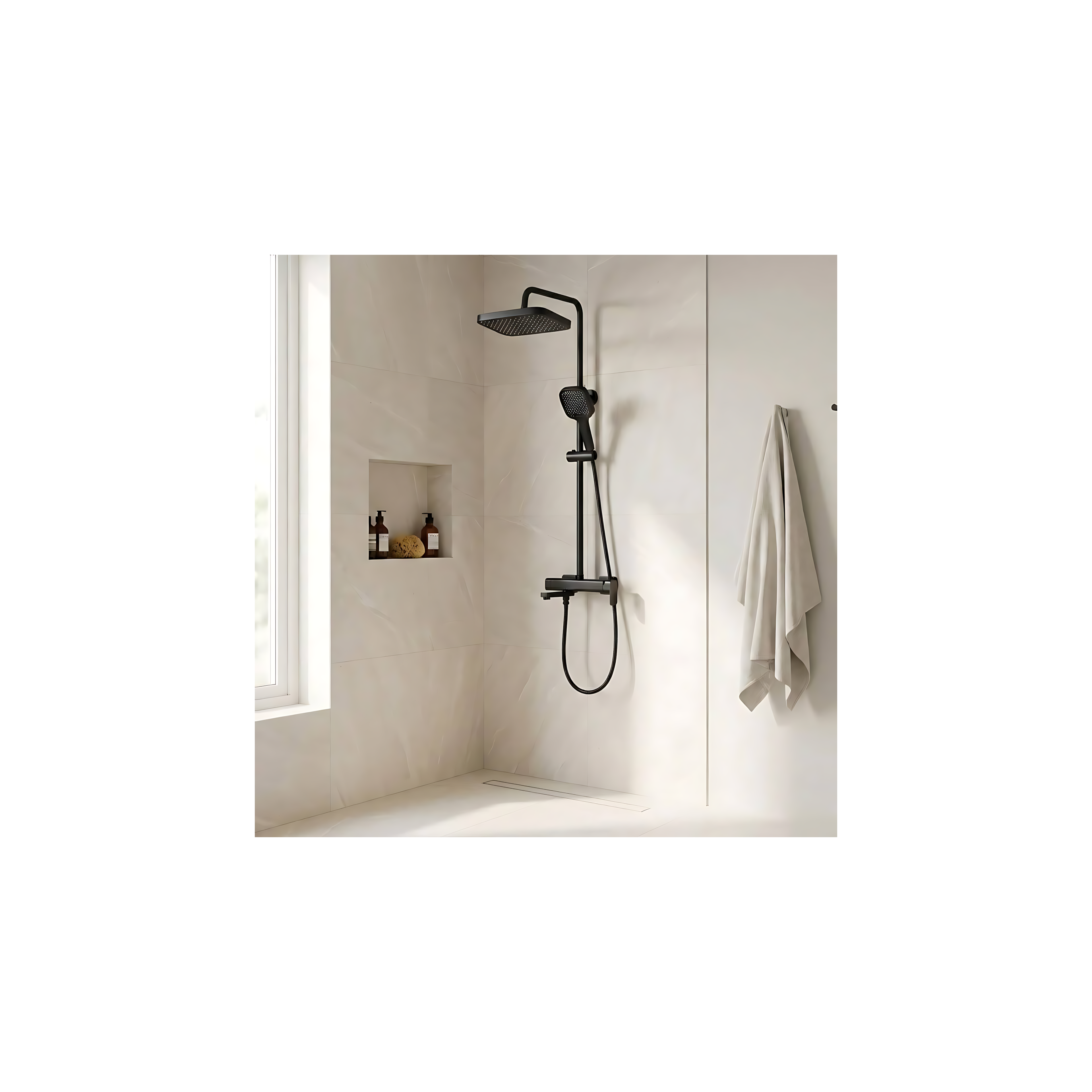 Kit de douche Rea Arlo Black