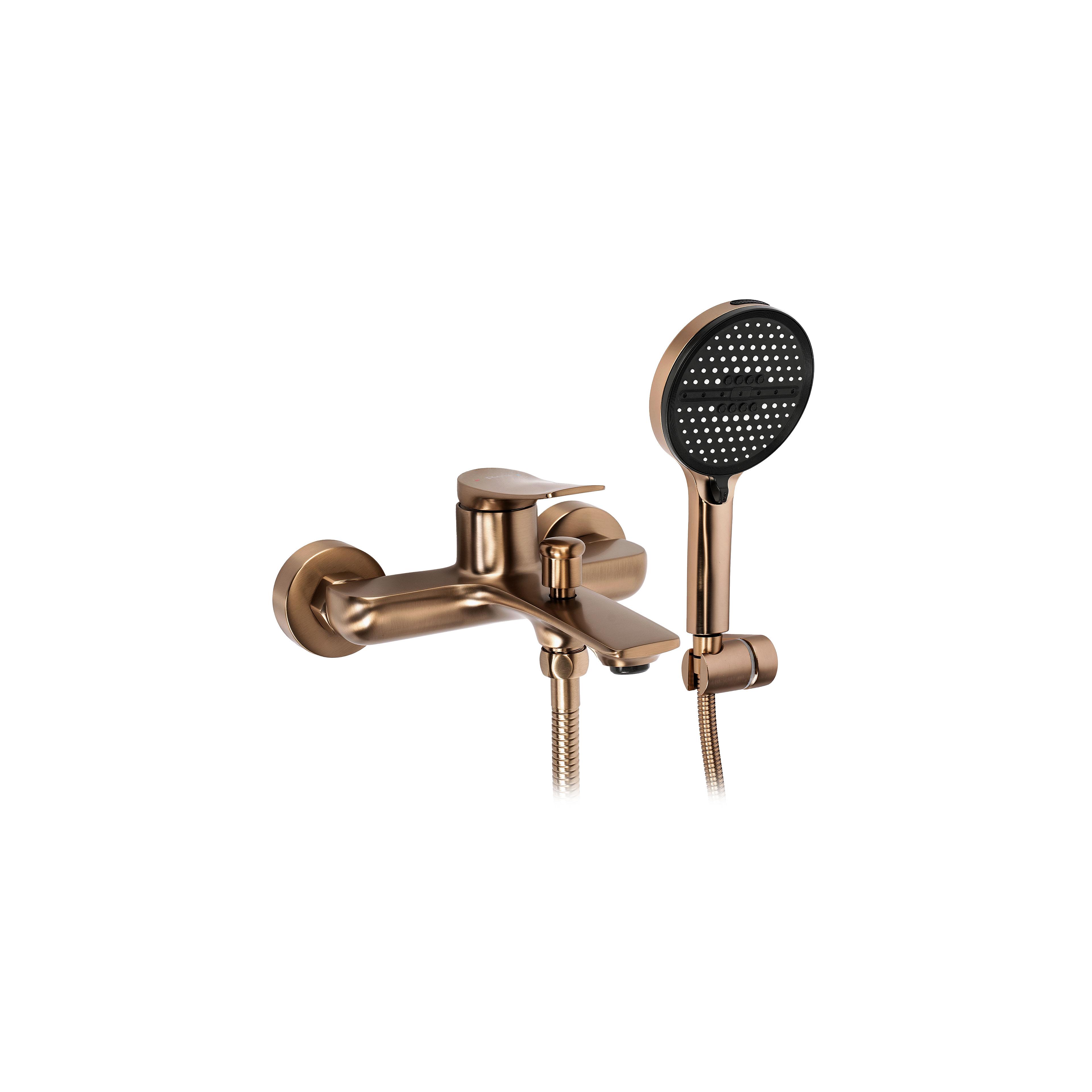 Смесител за вана PREMIUM REA Vision Brush Copper