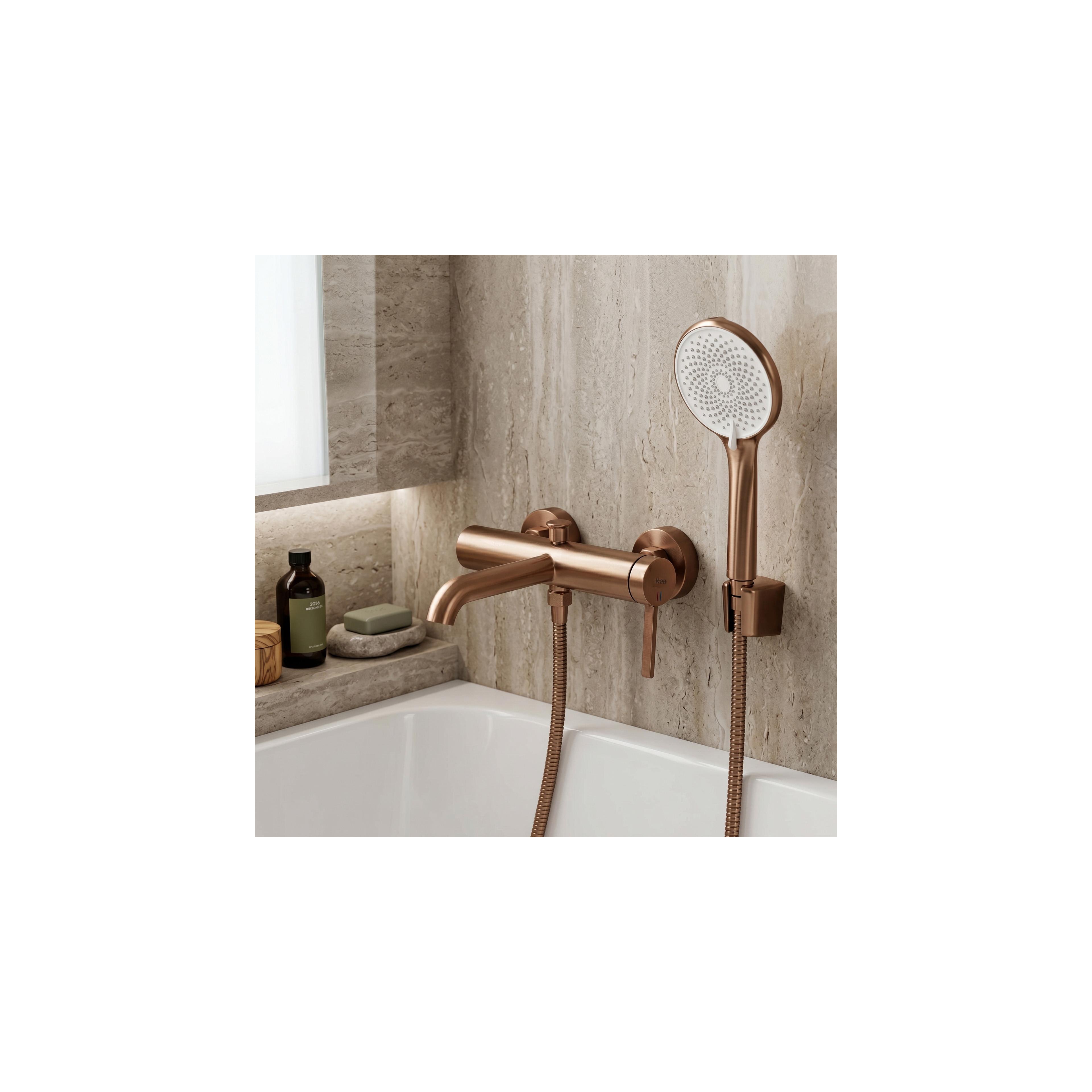 Bath faucet REA Rivo Brush Copper