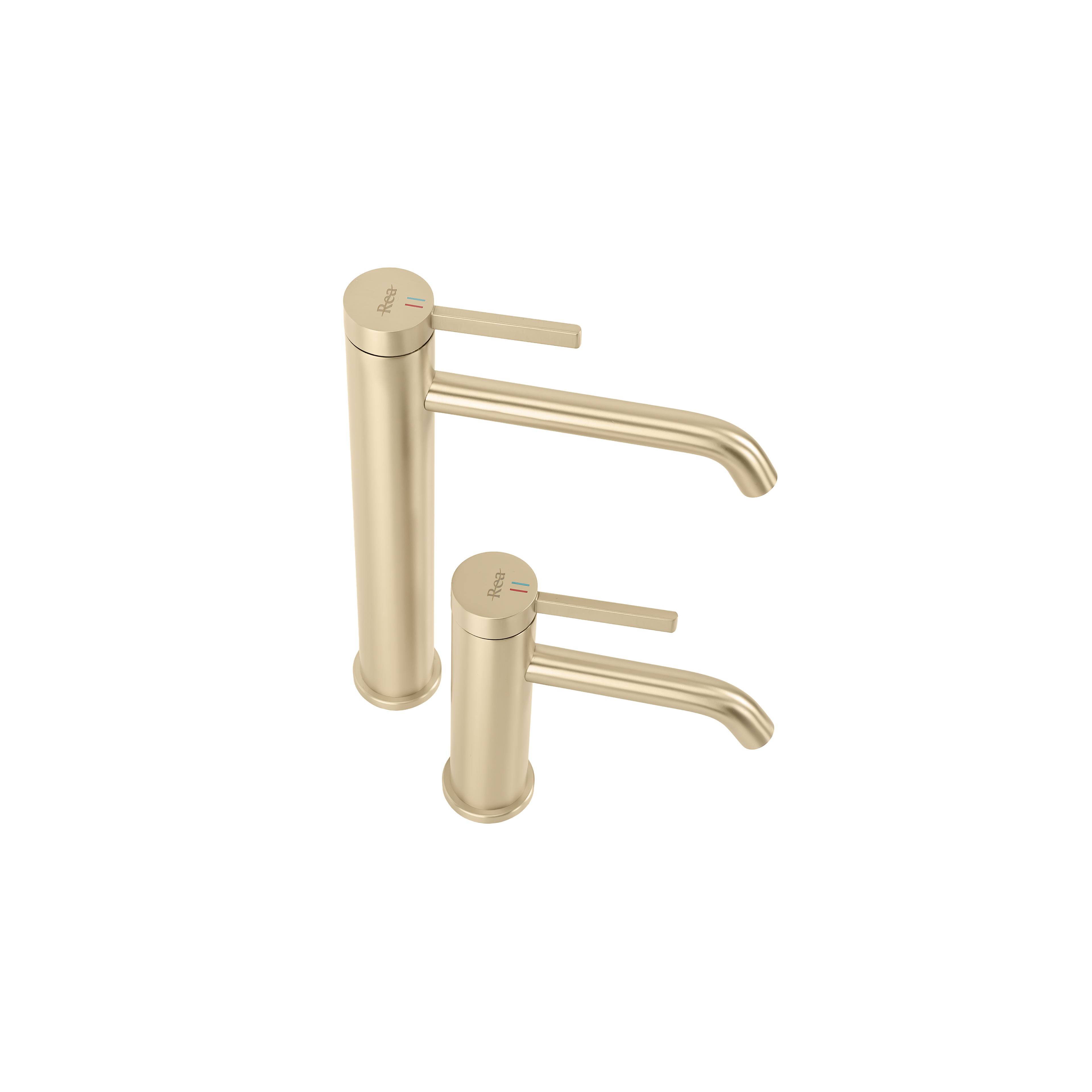 Kylpyhuoneen sekoitin REA Rivo Brush Gold