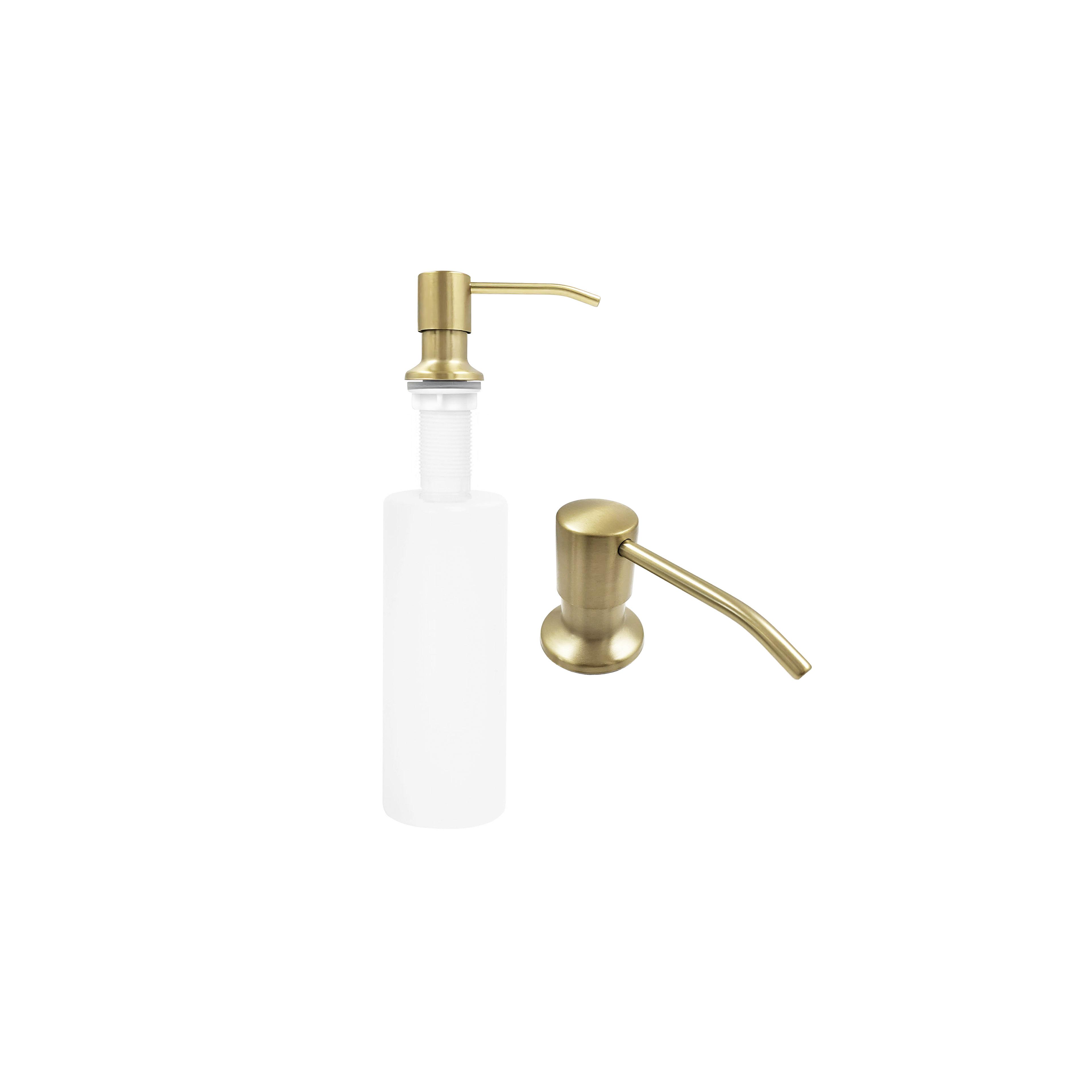 Detergent dispenser for sinks Rea LON Brush Gold