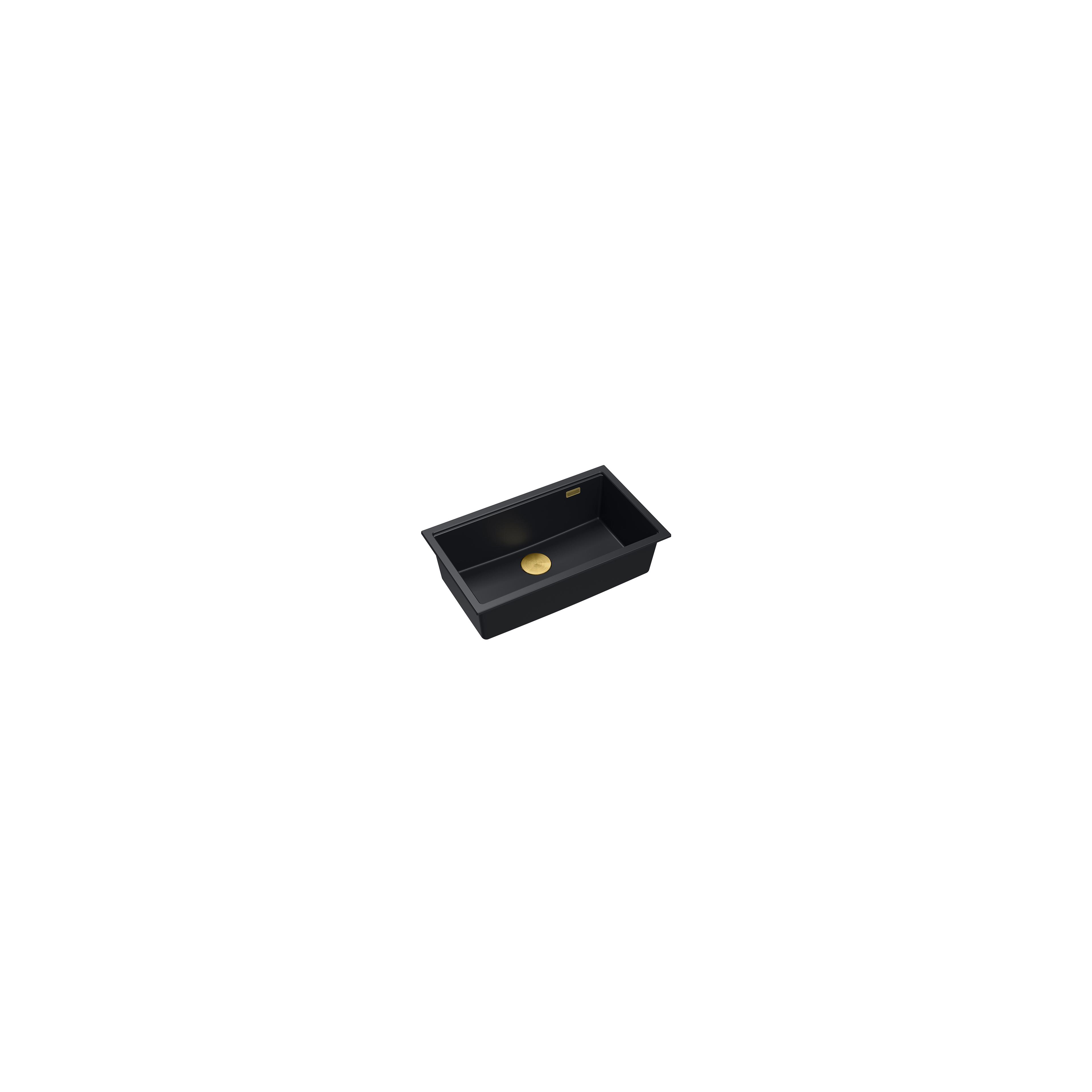 гранитна мивка Logan 110 Black