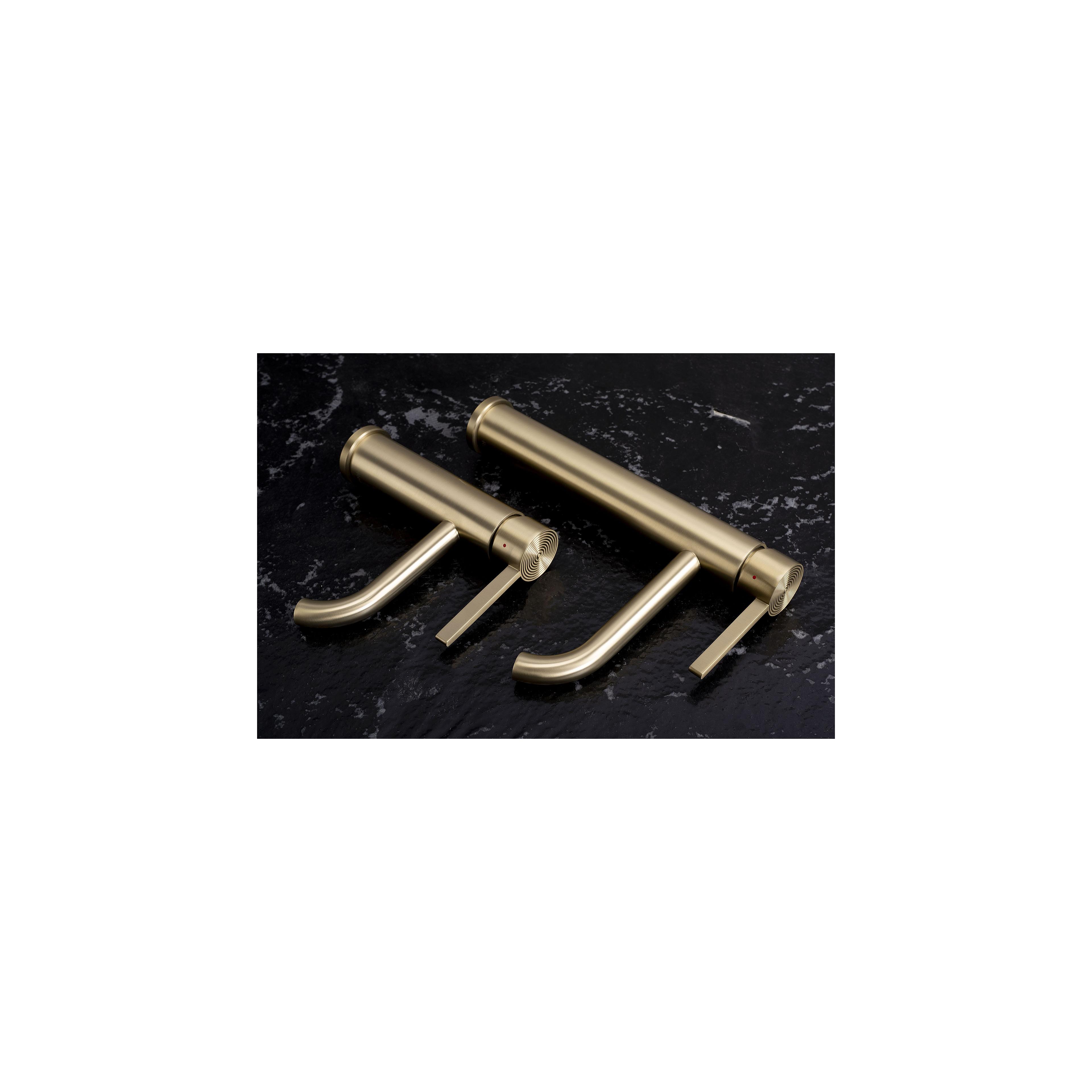 Robinet de lavabo Rea Foster Gold Brush Low