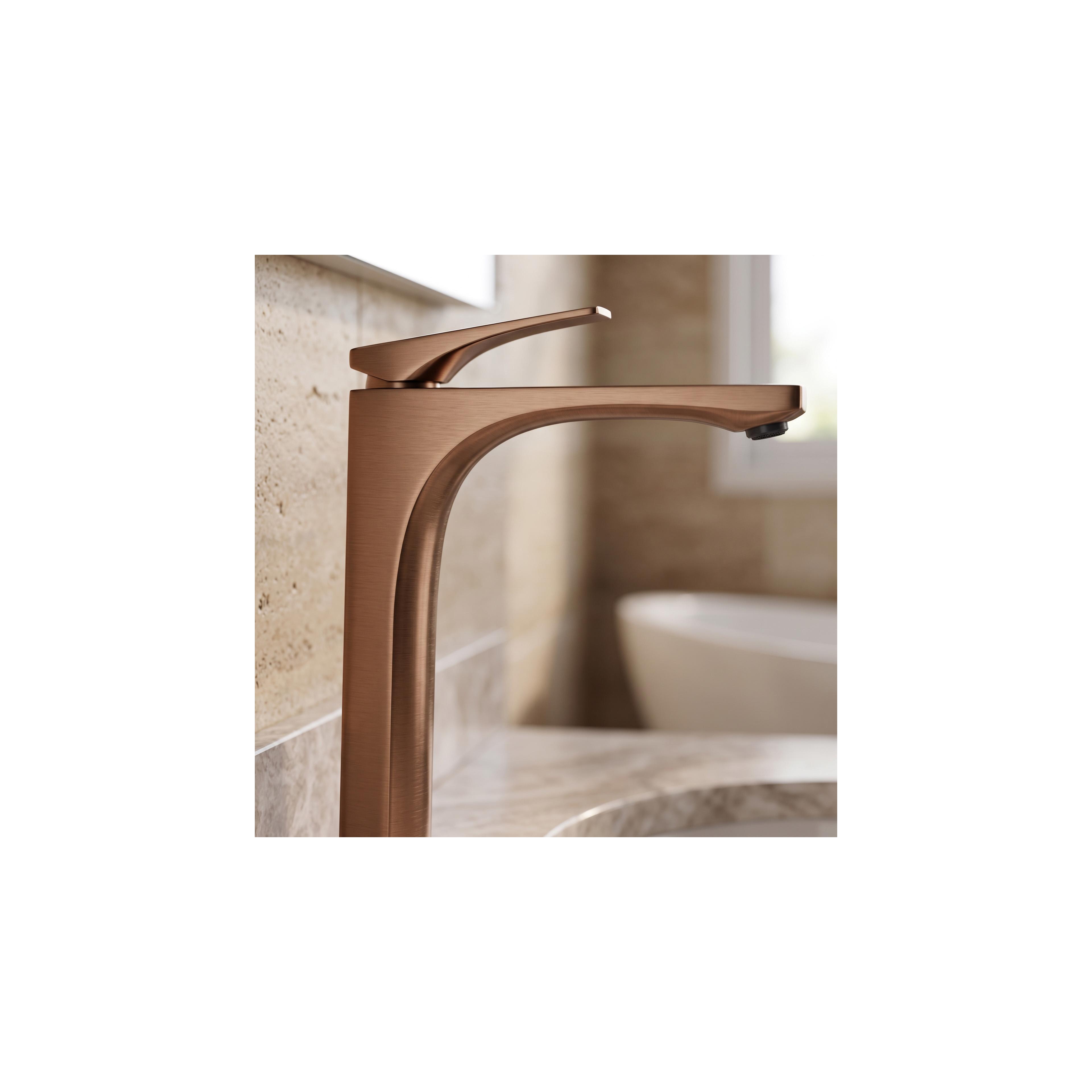 Bathroom faucet PREMIUM Rea Joe Brush Copper High