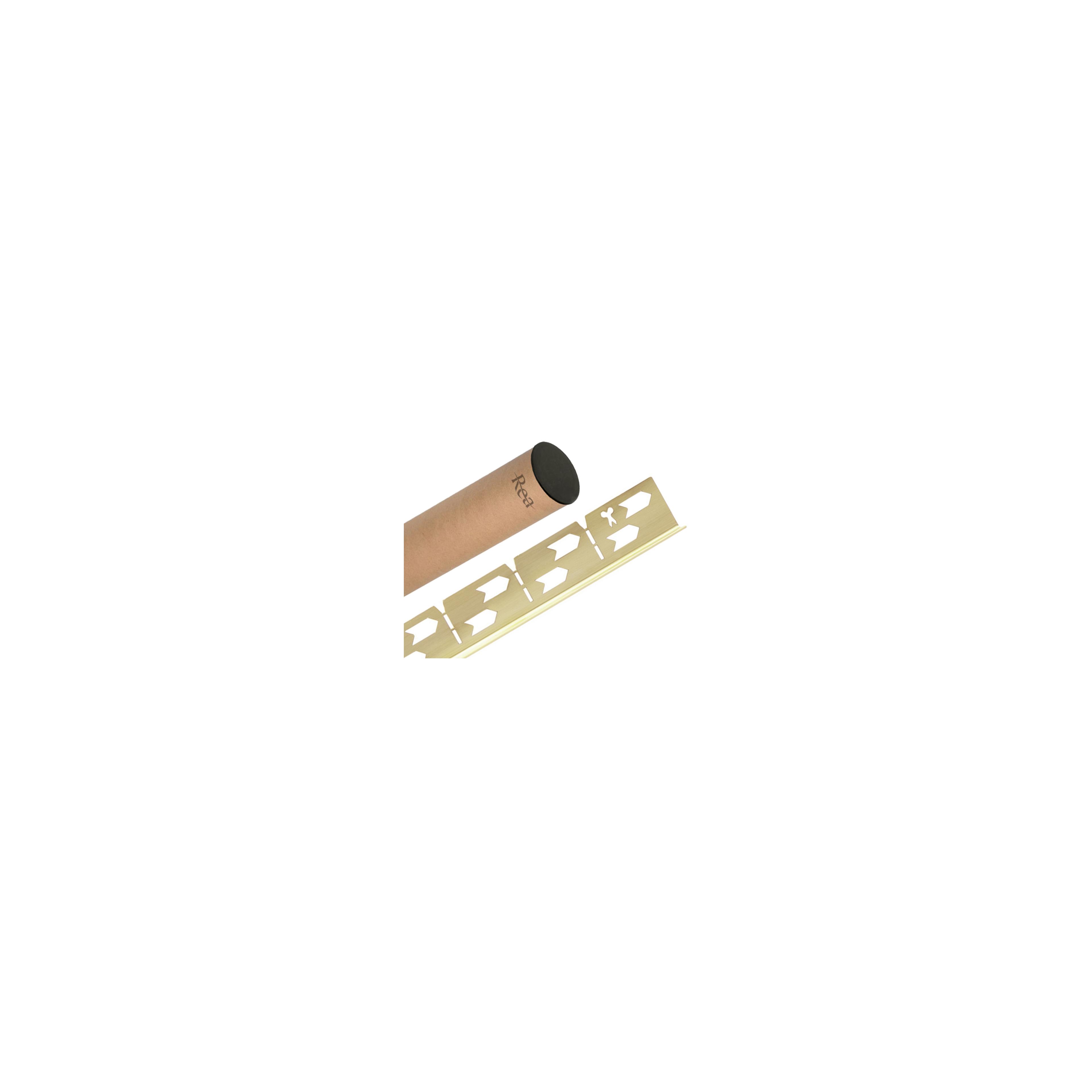 Shower tray skirting panel 120cm Brush Gold